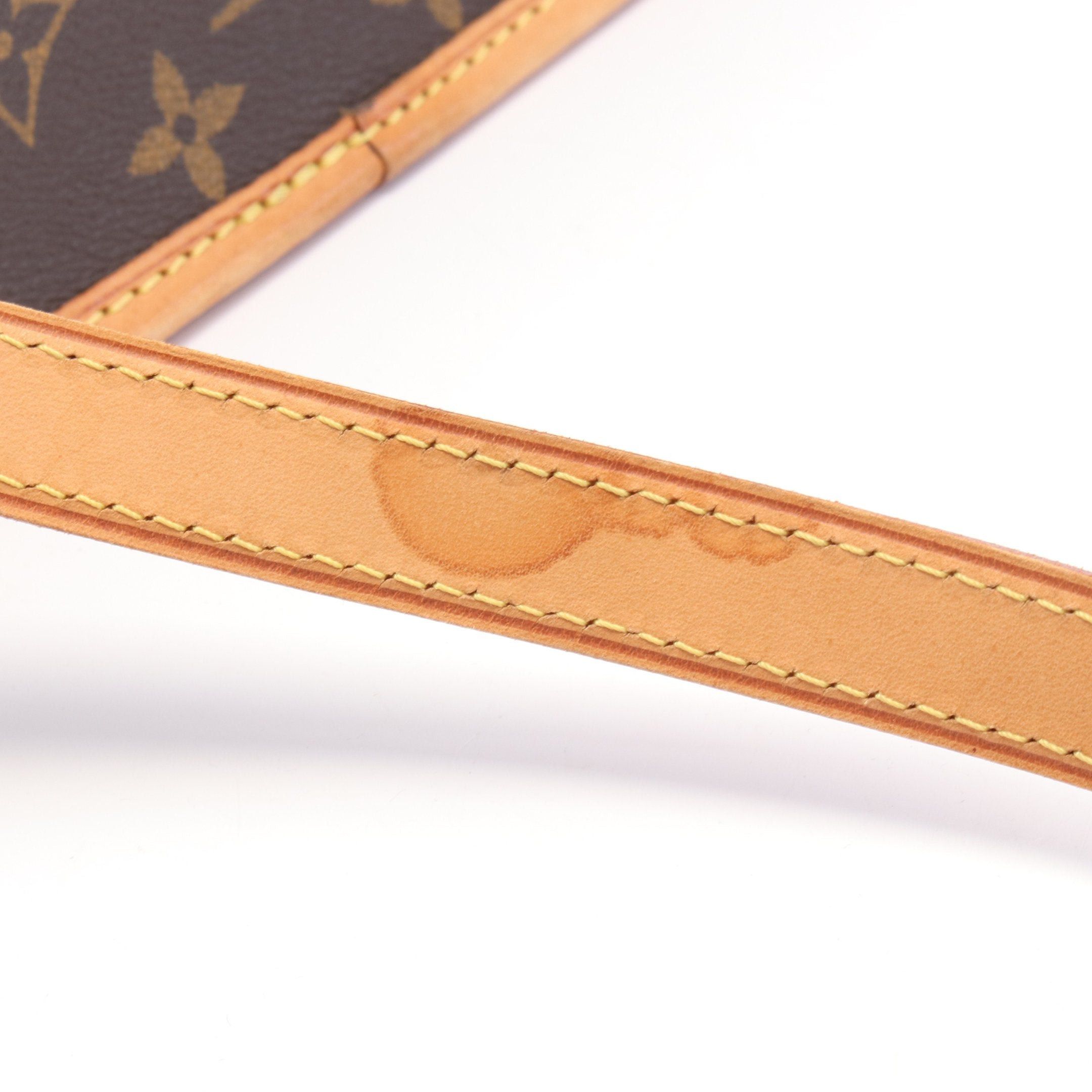 Louis Vuitton Louis Vuitton Sologne Monogram Shoulder Bag Leather Brown Size ONE SIZE - 9 Thumbnail