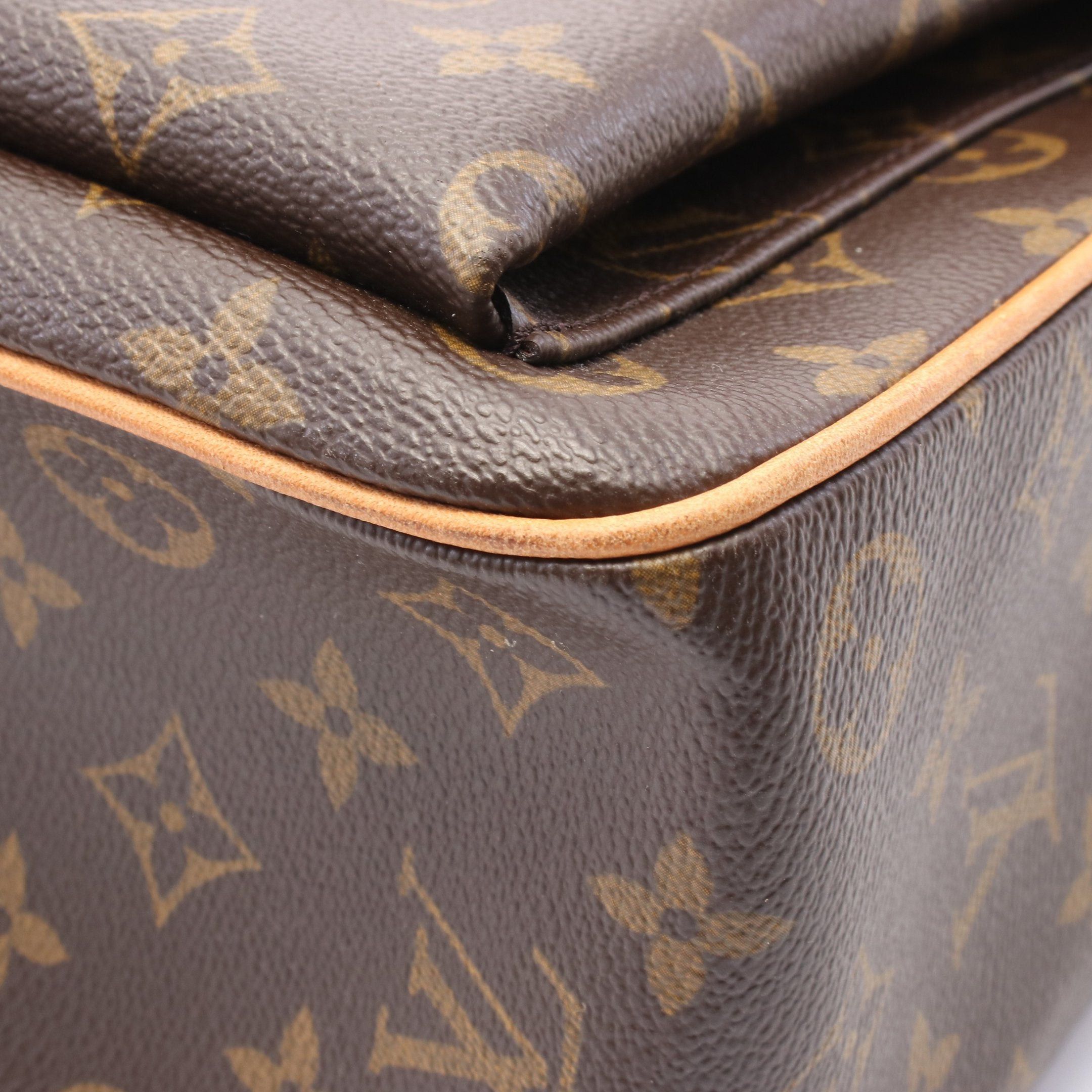 Louis Vuitton Louis Vuitton Multi-Priest Monogram Handbag Leather Brown Size ONE SIZE - 8 Thumbnail