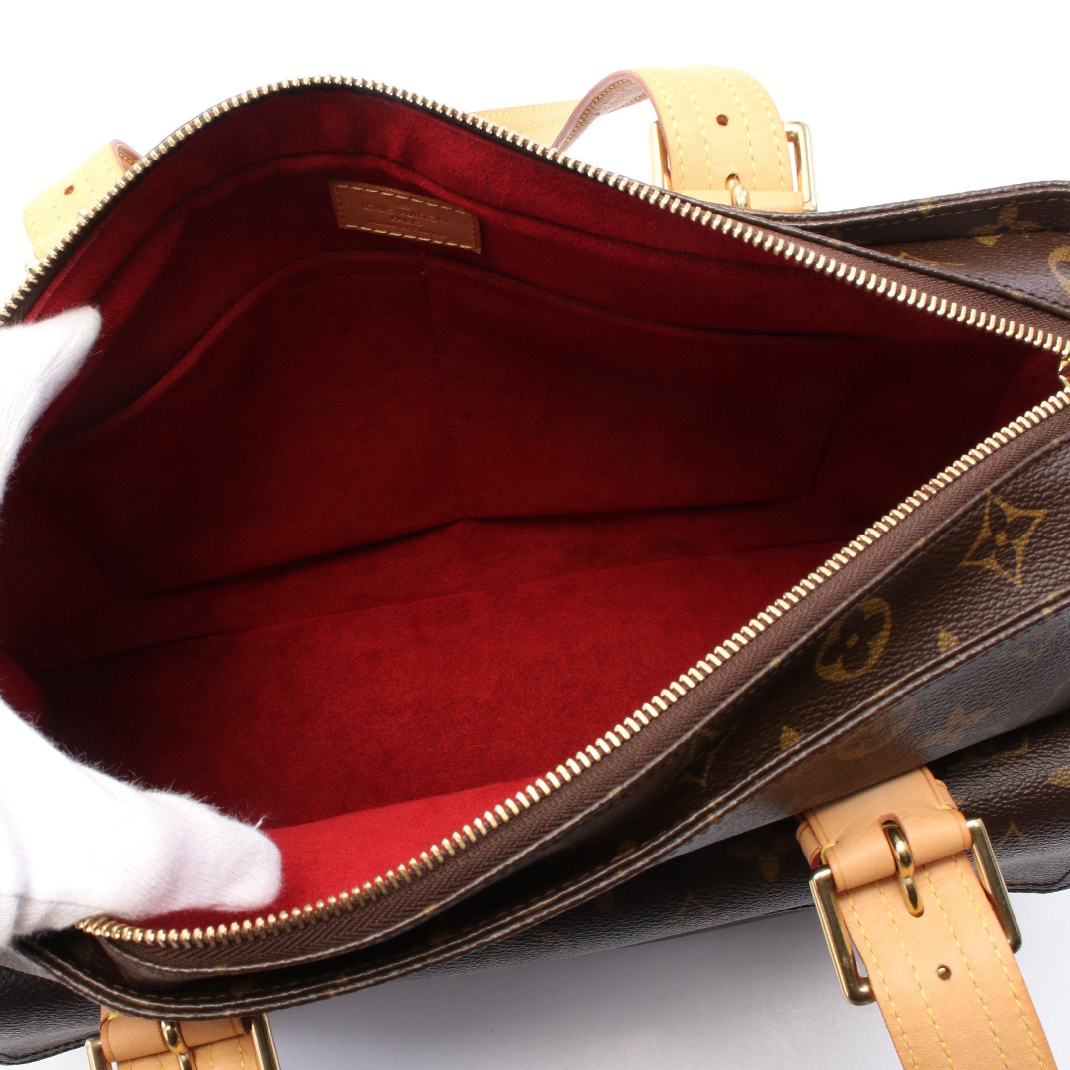 Louis Vuitton Louis Vuitton Multi-Priest Monogram Handbag Leather Brown Size ONE SIZE - 3 Thumbnail