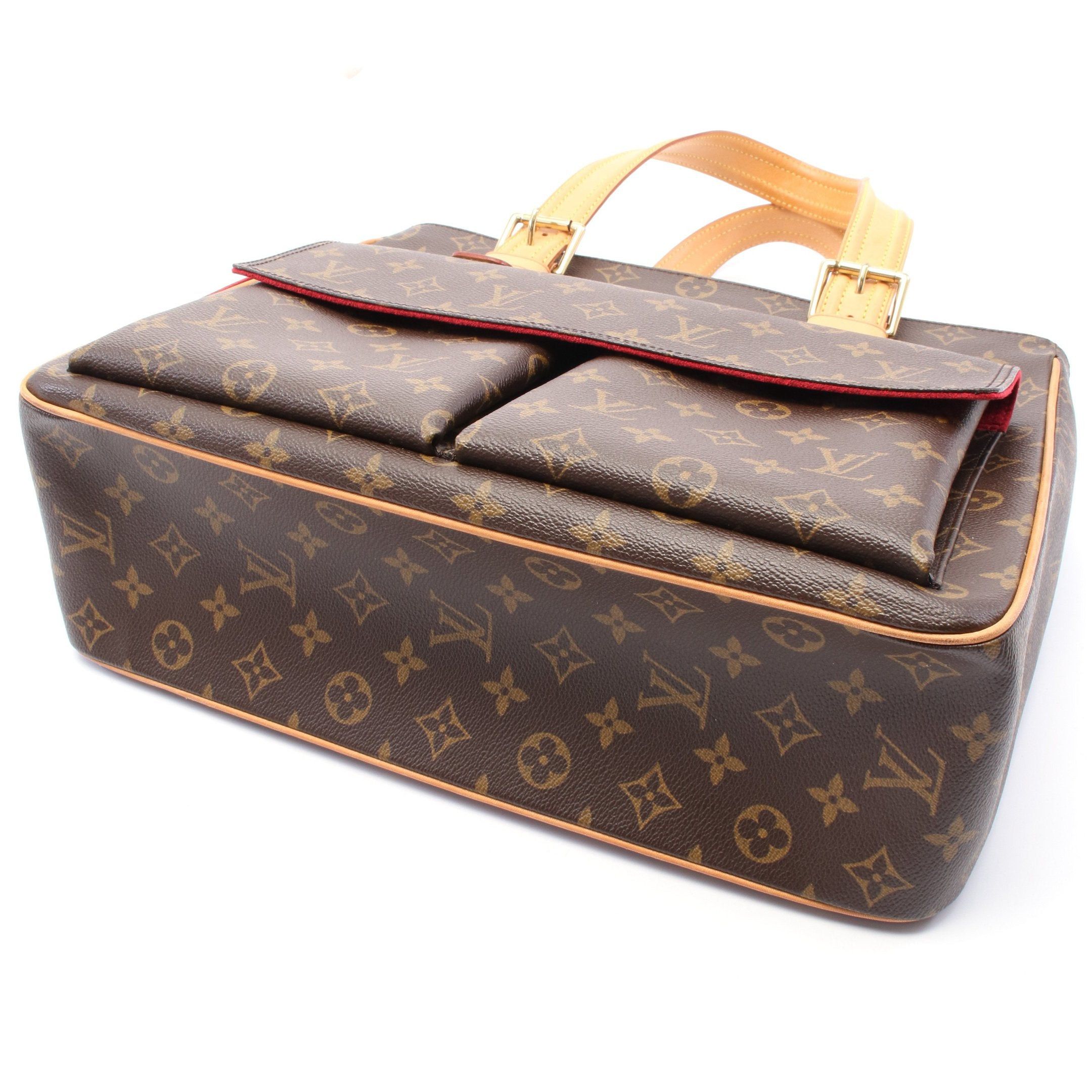 Louis Vuitton Louis Vuitton Multi-Priest Monogram Handbag Leather Brown Size ONE SIZE - 7 Thumbnail
