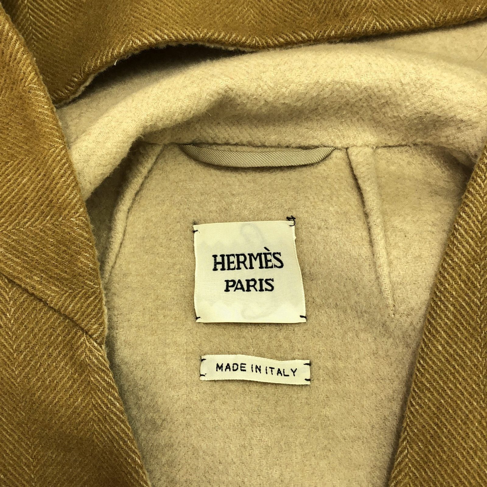 Hermes Hermes Poncho Cashmere Brown Size ONE SIZE - 5 Thumbnail