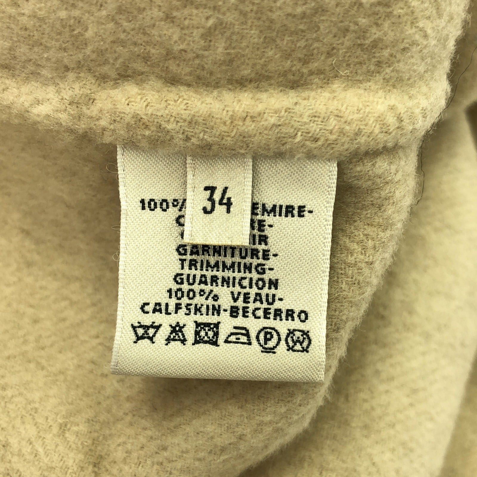 Hermes Hermes Poncho Cashmere Brown Size ONE SIZE - 6 Thumbnail