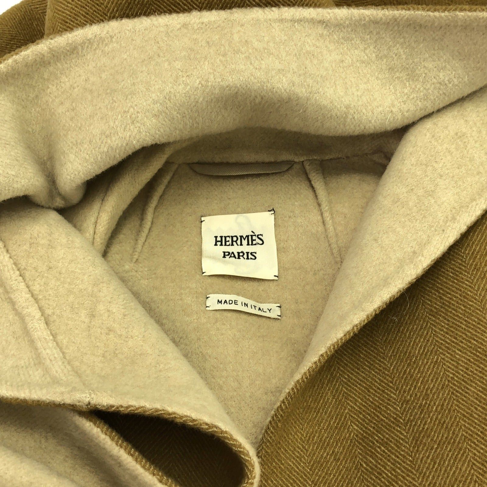 Hermes Hermes Poncho Cashmere Brown Size ONE SIZE - 10 Thumbnail