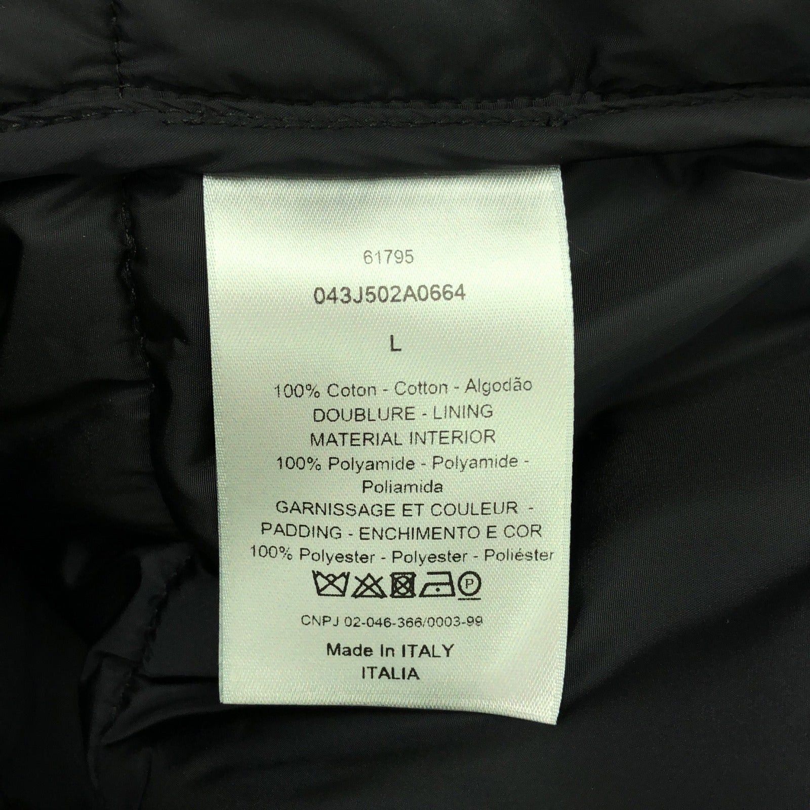 Dior Dior Jacket Cotton Gray Size ONE SIZE - 6 Thumbnail