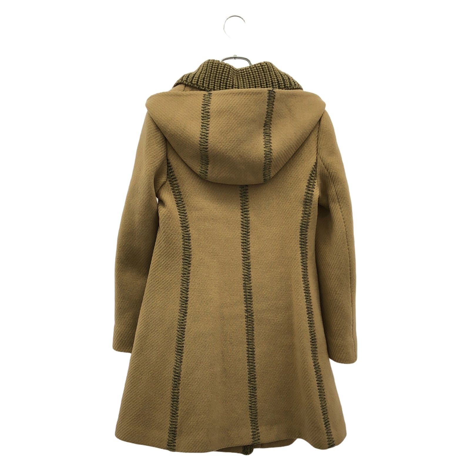 Prada Prada Coat Wool Brown Size ONE SIZE - 2 Thumbnail