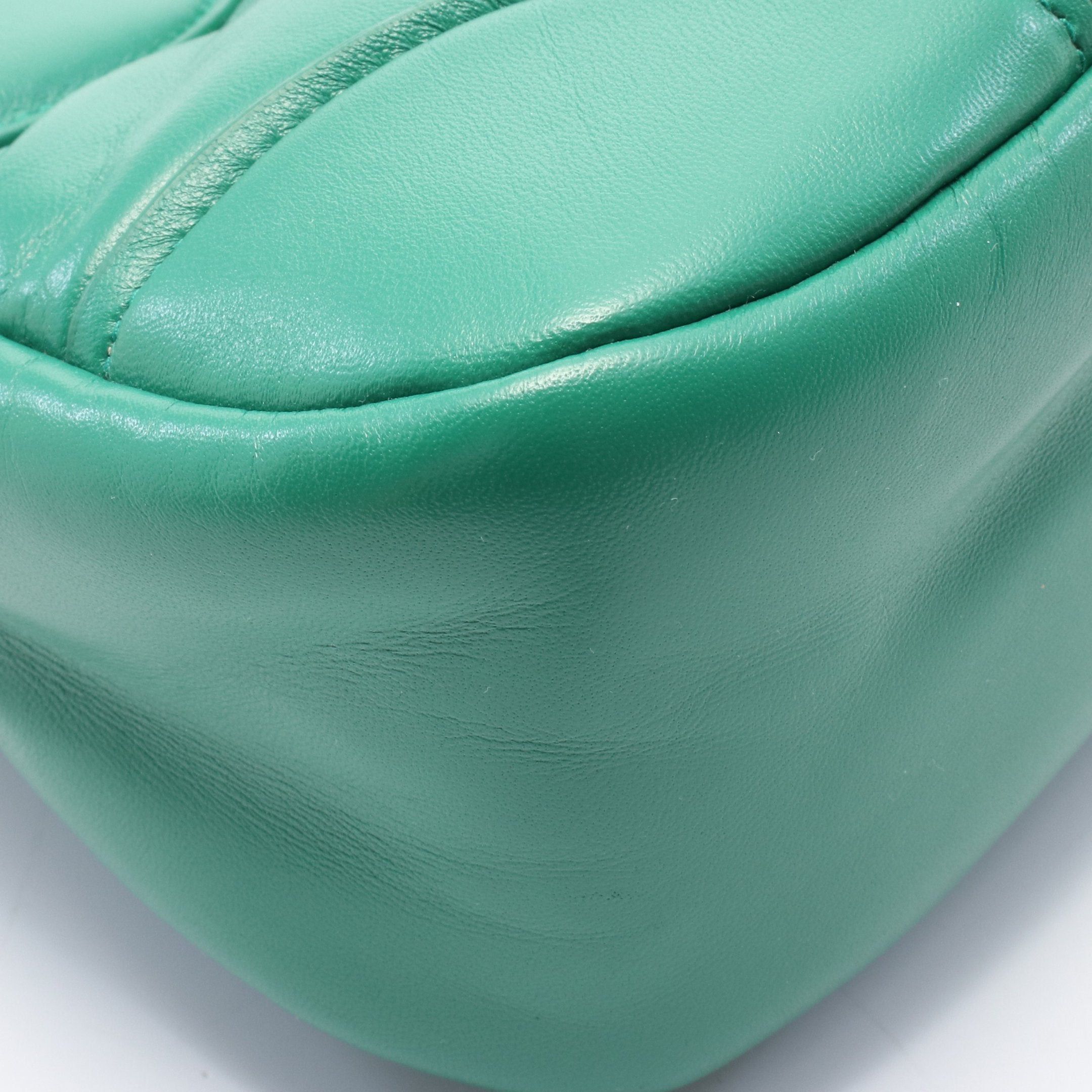 Prada Prada Moon Handbag Leather Green Size ONE SIZE - 5 Thumbnail