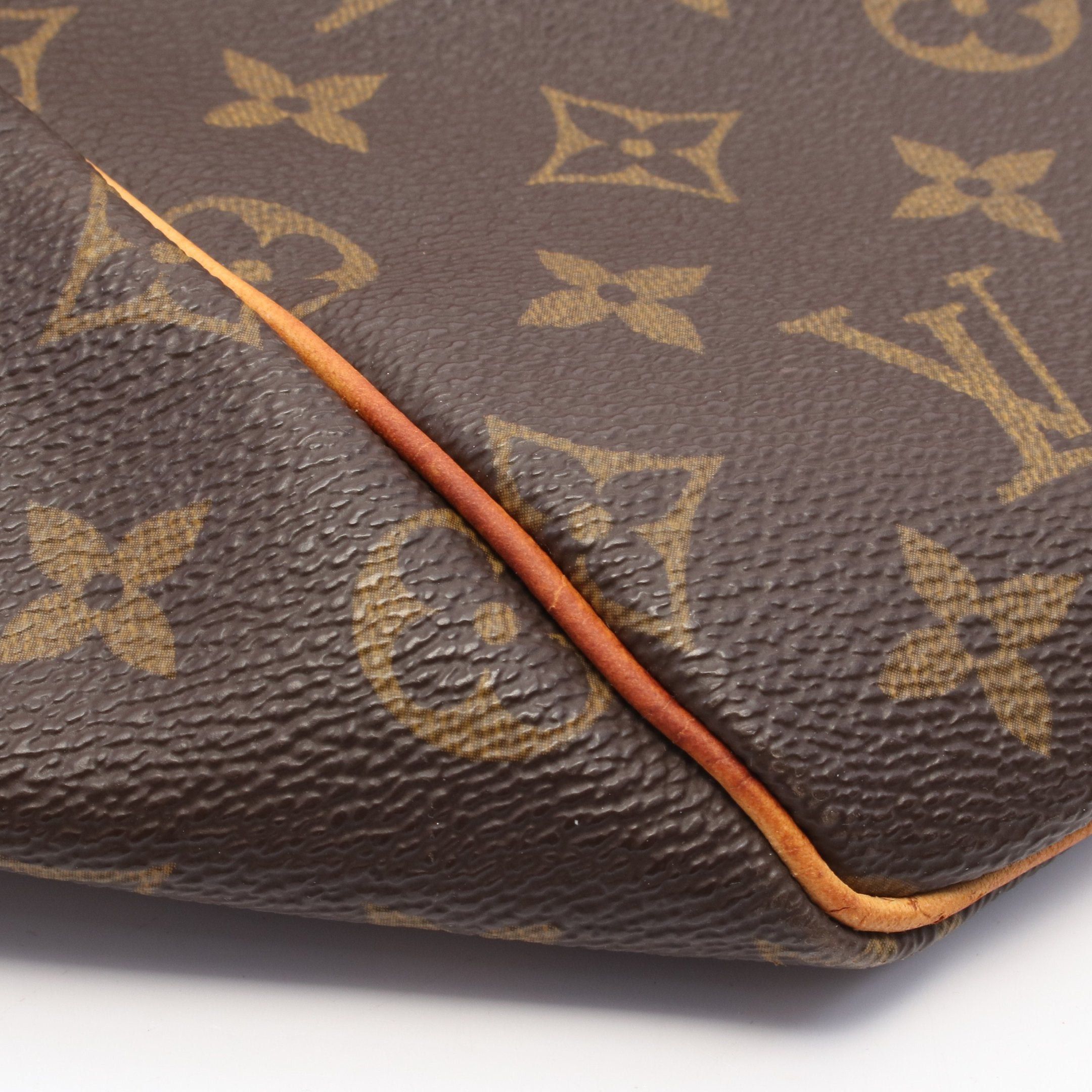 Louis Vuitton Louis Vuitton Keepall 55 Monogram Boston Bag Leather Brown Size ONE SIZE - 7 Thumbnail