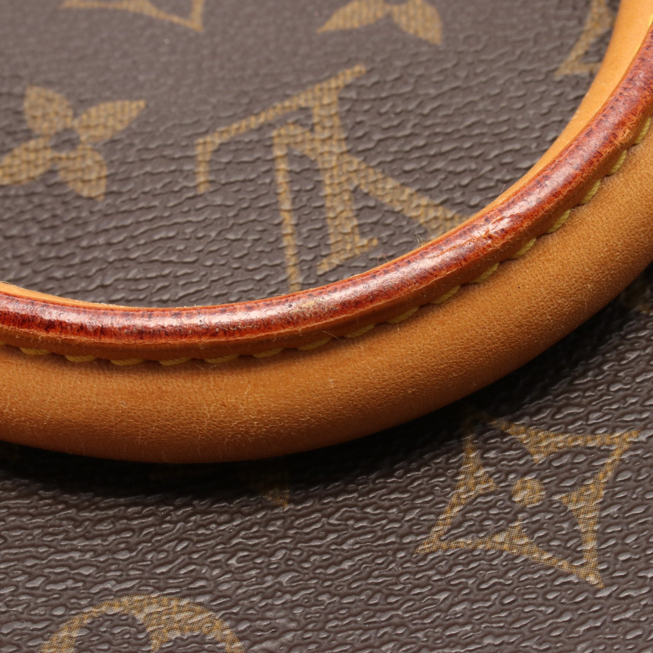 Louis Vuitton Louis Vuitton Keepall 55 Monogram Boston Bag Leather Brown Size ONE SIZE - 11 Thumbnail