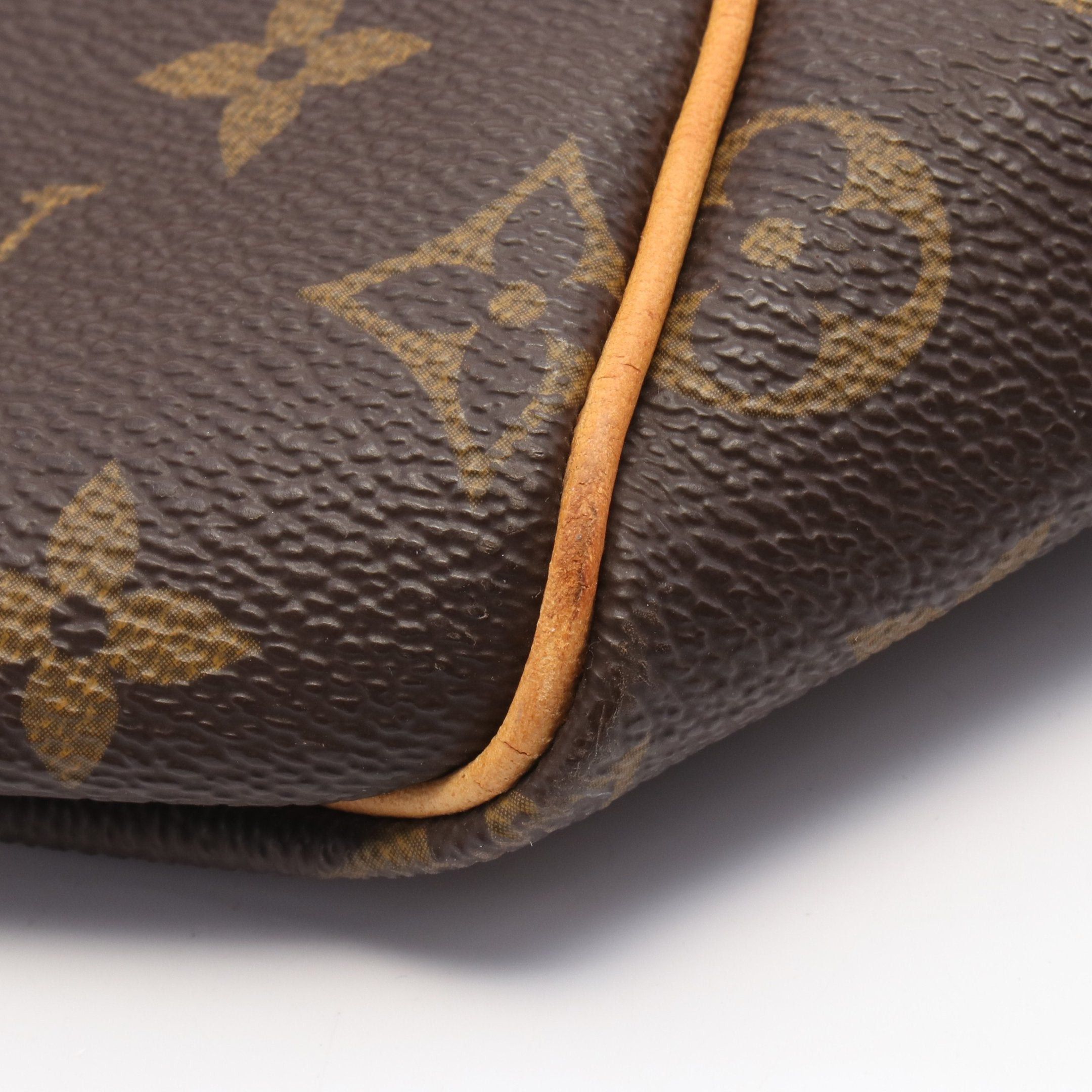 Louis Vuitton Louis Vuitton Keepall 55 Monogram Boston Bag Leather Brown Size ONE SIZE - 6 Thumbnail