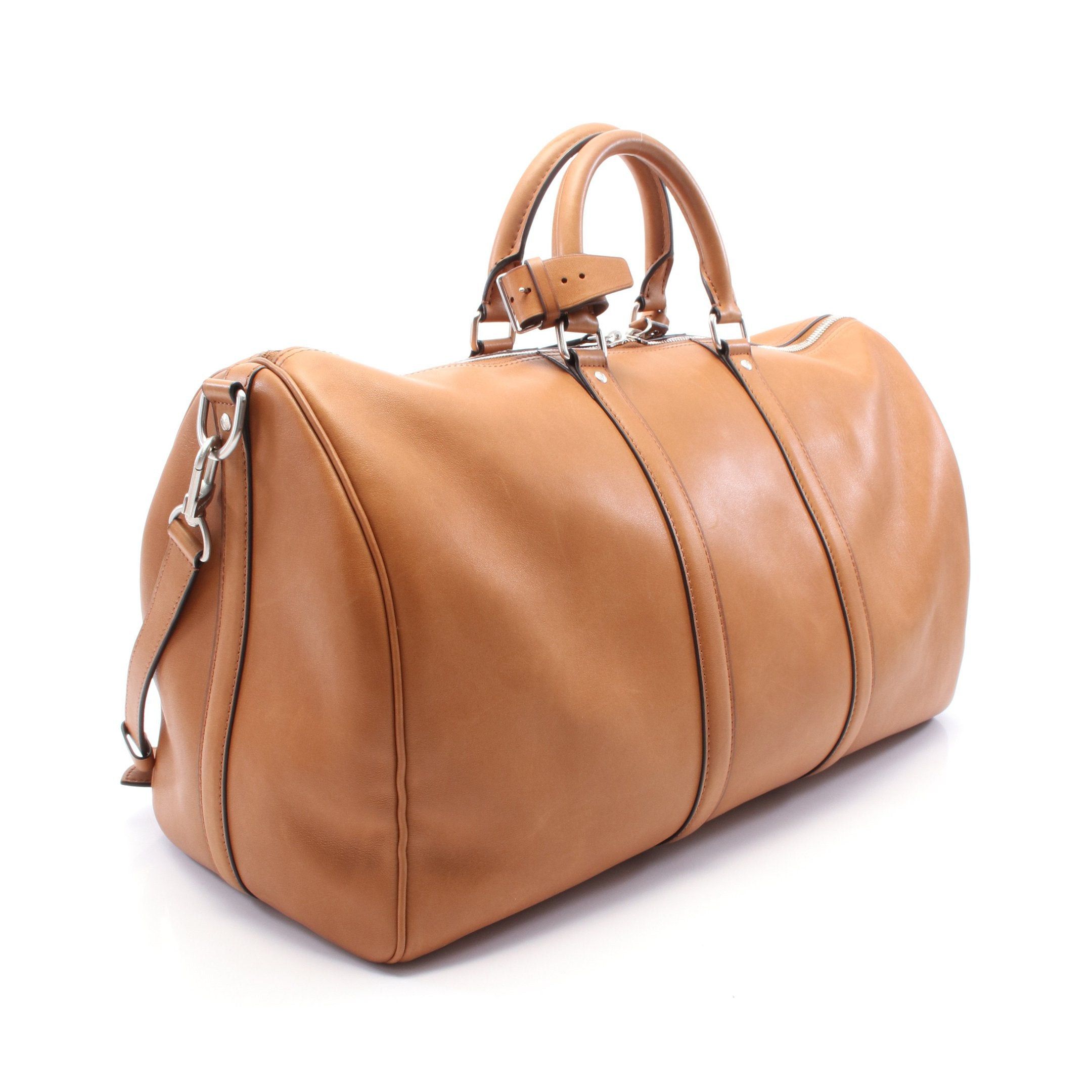 Louis Vuitton Louis Vuitton Keepall 50 Tongue Boston Bag Leather Brown Size ONE SIZE - 2 Thumbnail