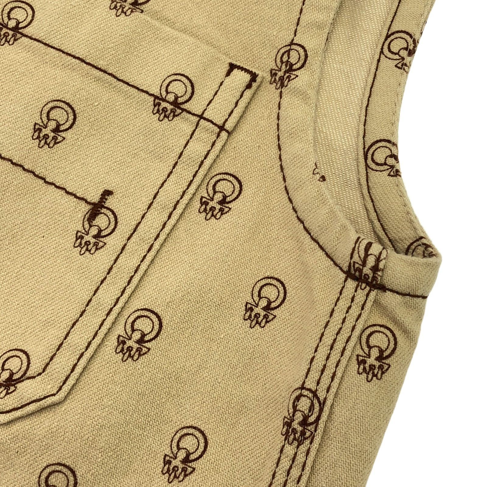 Hermes Hermes Gilet Tops Cotton Beige Size ONE SIZE - 8 Thumbnail