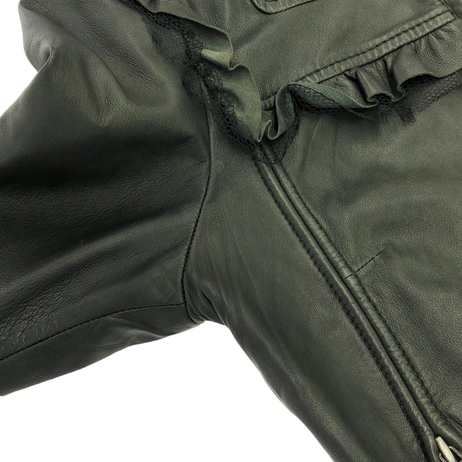 Valentino Valentino Leather Jacket Black Size ONE SIZE - 8 Thumbnail