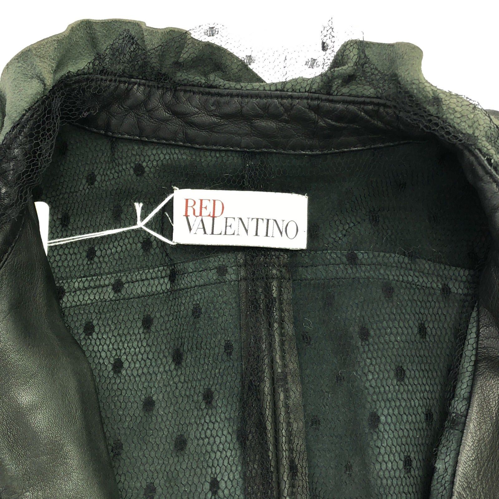 Valentino Valentino Leather Jacket Black Size ONE SIZE - 9 Thumbnail