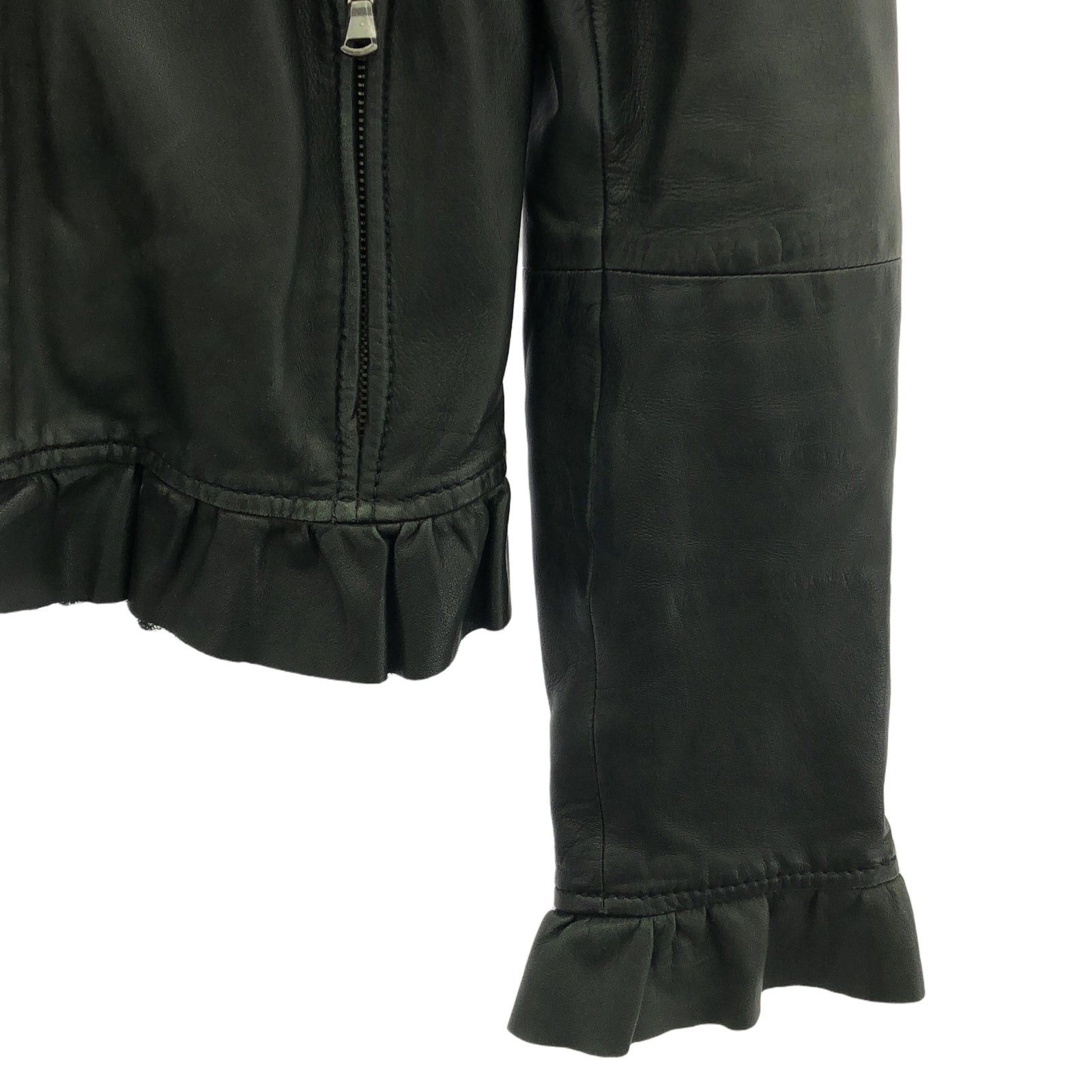 Valentino Valentino Leather Jacket Black Size ONE SIZE - 4 Thumbnail