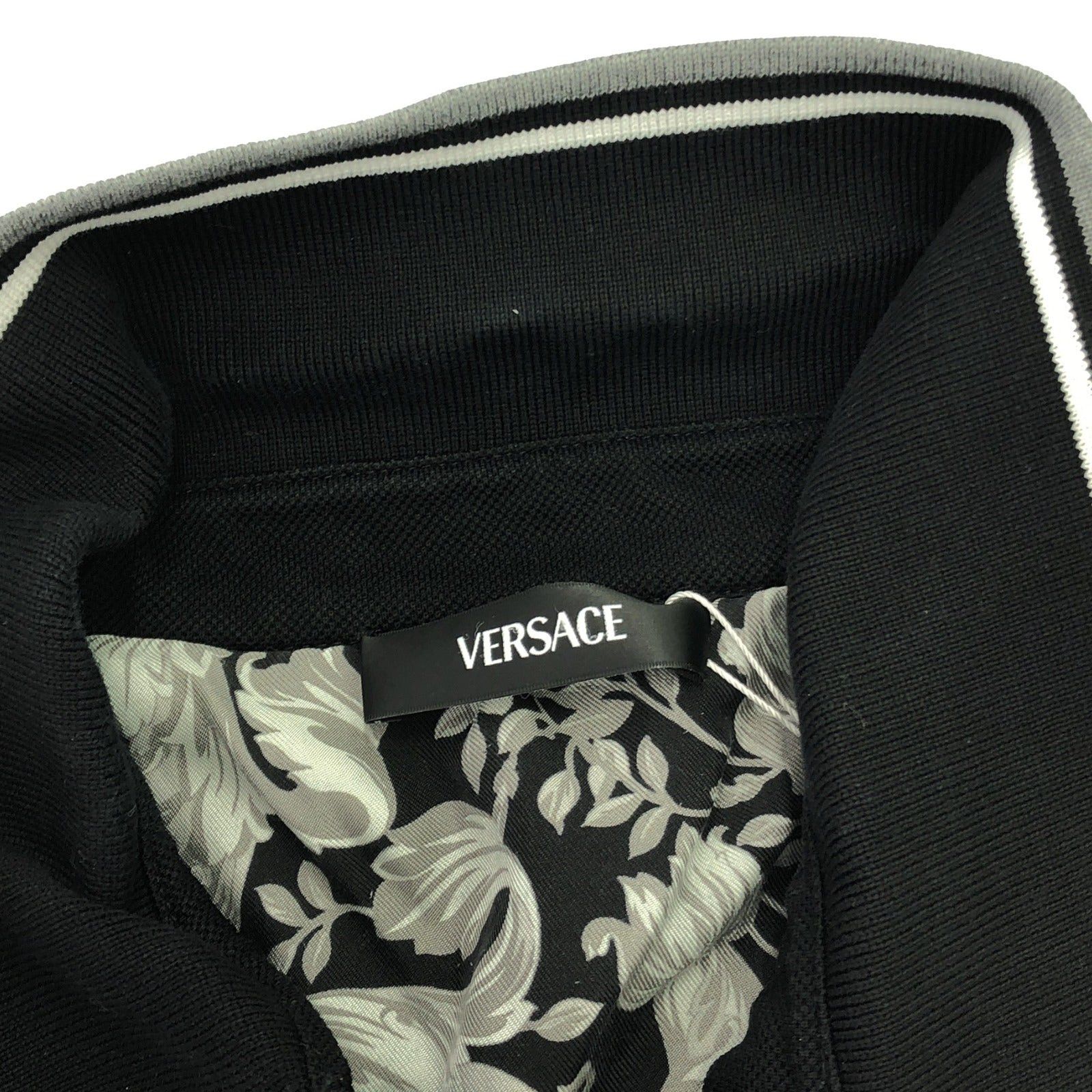 Versace Versace Polo Shirt Cotton Black Size ONE SIZE - 10 Thumbnail