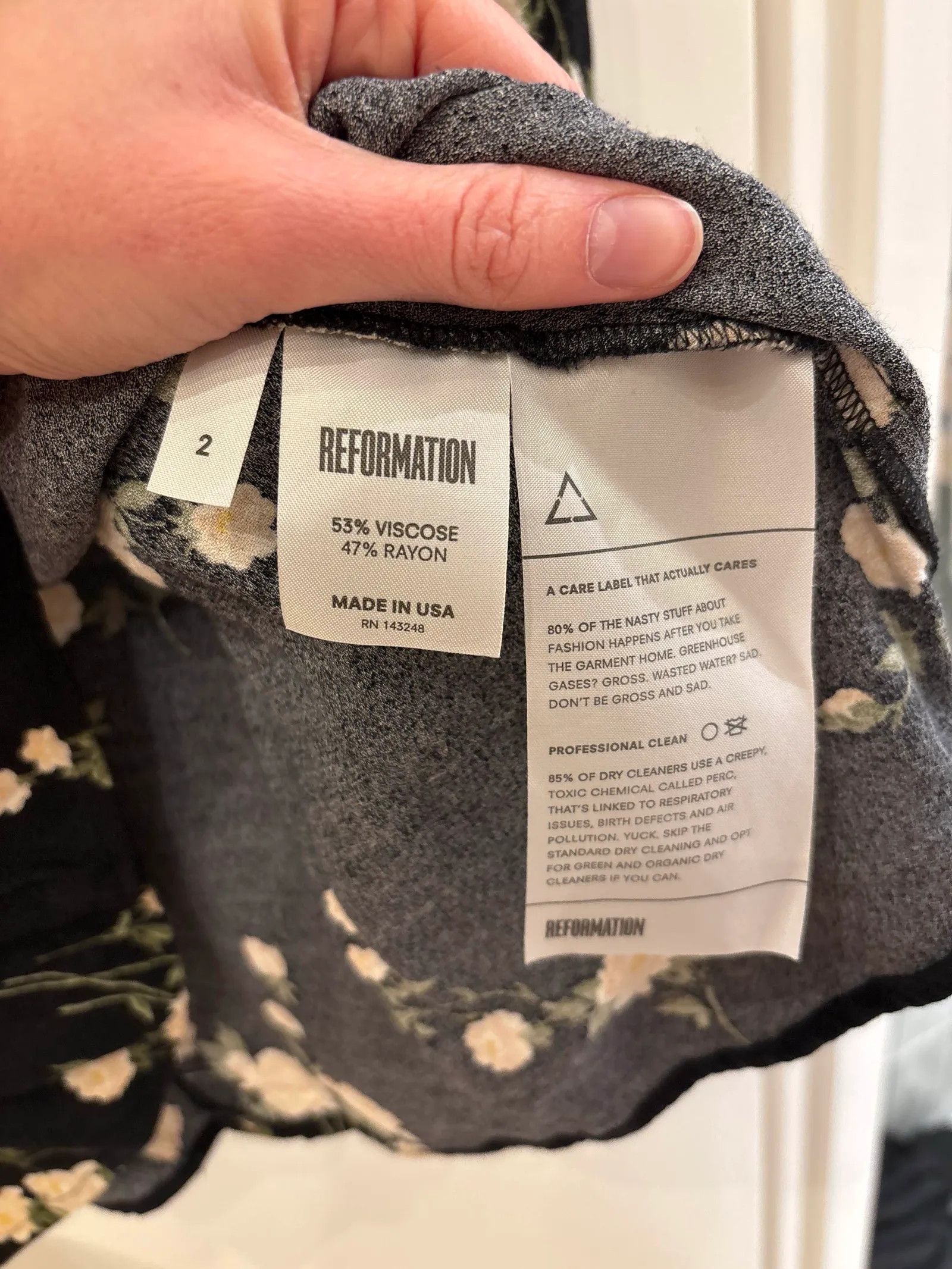 Reformation Reformation Dress Size XS / US 0-2 / IT 36-38 - 3 Thumbnail