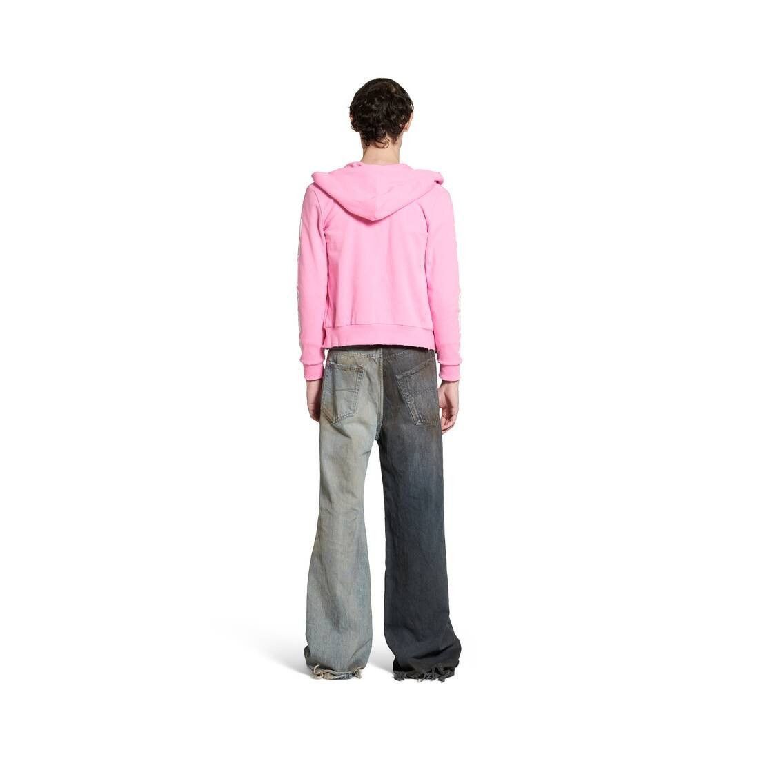 Balenciaga Balenciaga Fifty-Fifty Destroyed Jeans in Black/Grey Size US 28 / EU 44 - 4 Thumbnail