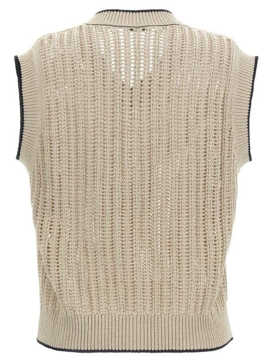 Brunello Cucinelli BRUNELLO CUCINELLI Women Suit Jackets MSB582002 C9731 BEIGE Size M / US 6-8 / IT 42-44 - 2 Thumbnail