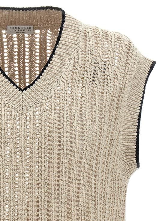 Brunello Cucinelli BRUNELLO CUCINELLI Women Suit Jackets MSB582002 C9731 BEIGE Size M / US 6-8 / IT 42-44 - 3 Thumbnail