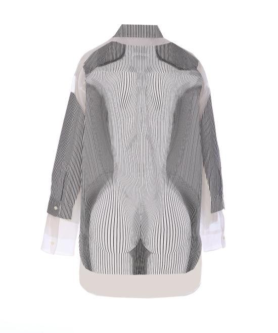 Jean Paul Gaultier JEAN PAUL GAULTIER Women Shirts CH080I C5660001 Black Size S / US 4 / IT 40 - 2 Thumbnail