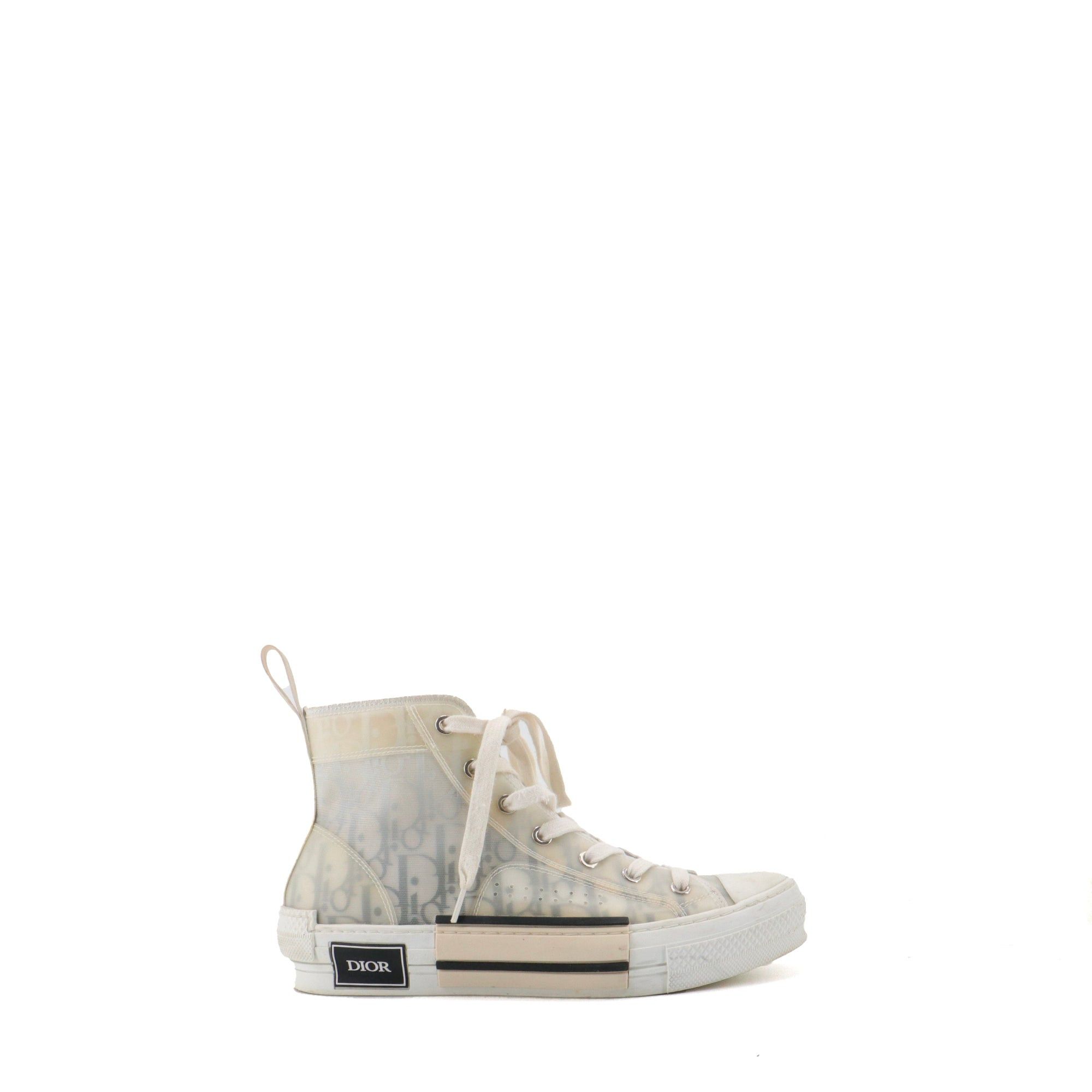 Dior DIOR - B23 Dior sneakers in gray oblique canvas (T38.5) Size US 7.5 / IT 37.5 - 2 Thumbnail