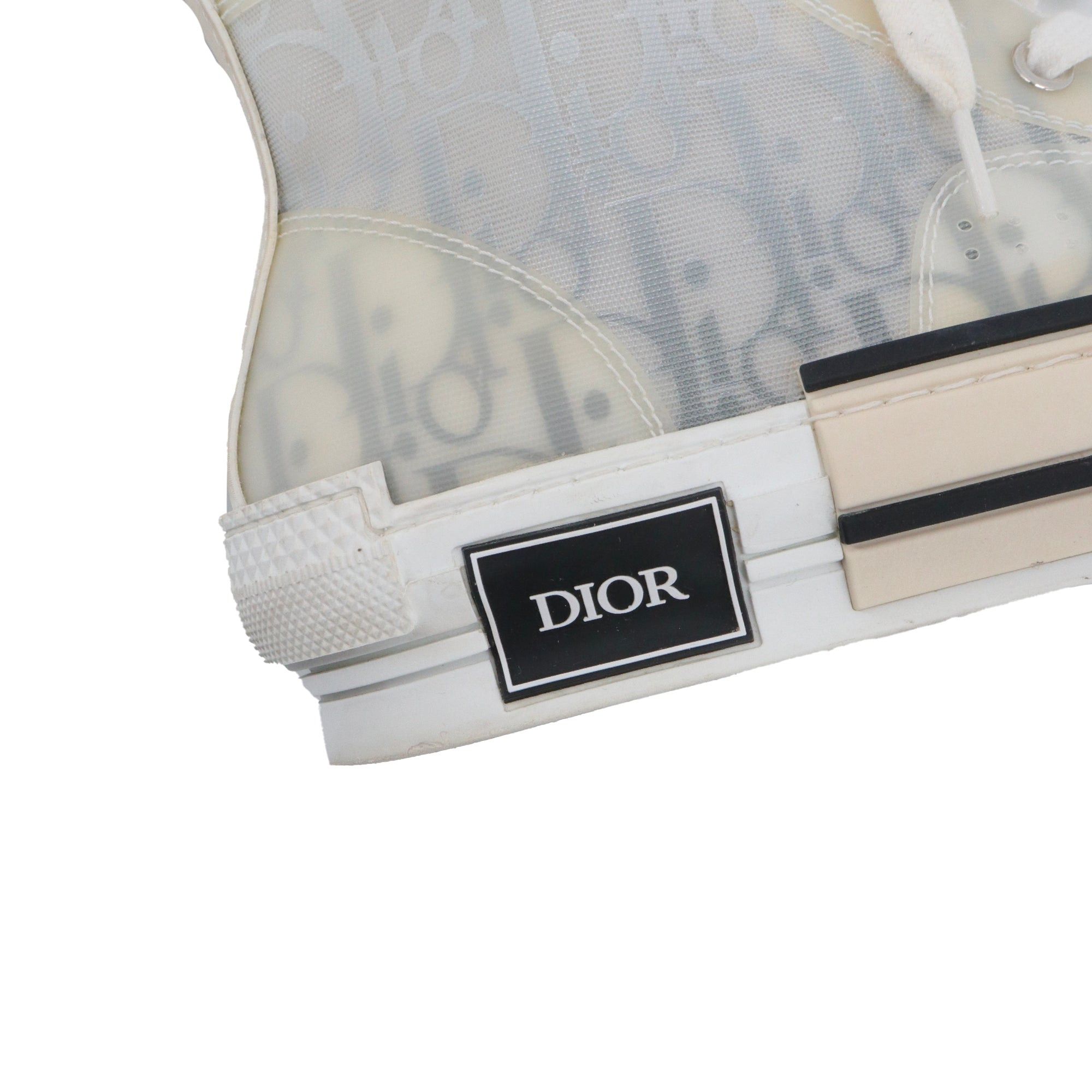 Dior DIOR - B23 Dior sneakers in gray oblique canvas (T38.5) Size US 7.5 / IT 37.5 - 5 Thumbnail