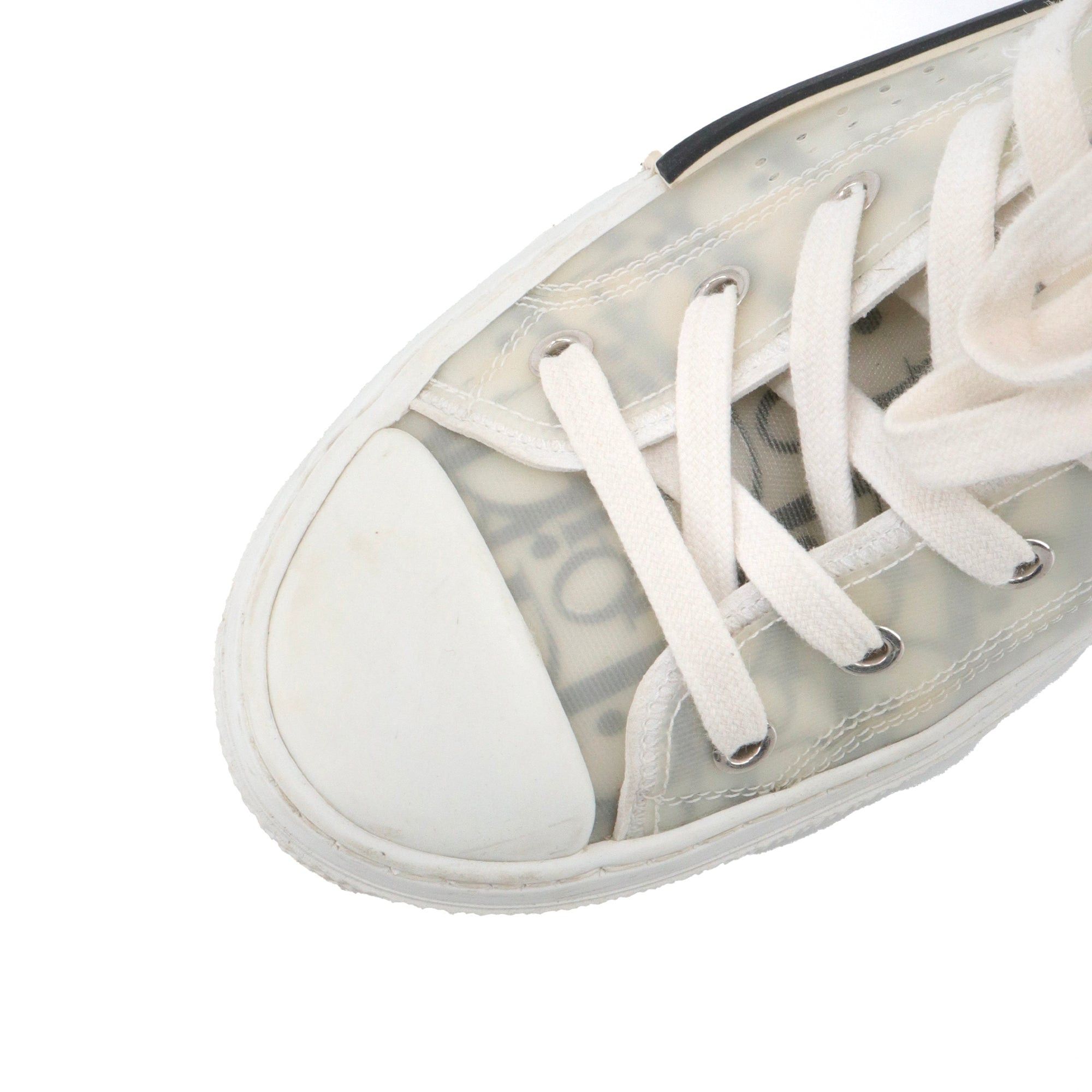 Dior DIOR - B23 Dior sneakers in gray oblique canvas (T38.5) Size US 7.5 / IT 37.5 - 4 Thumbnail
