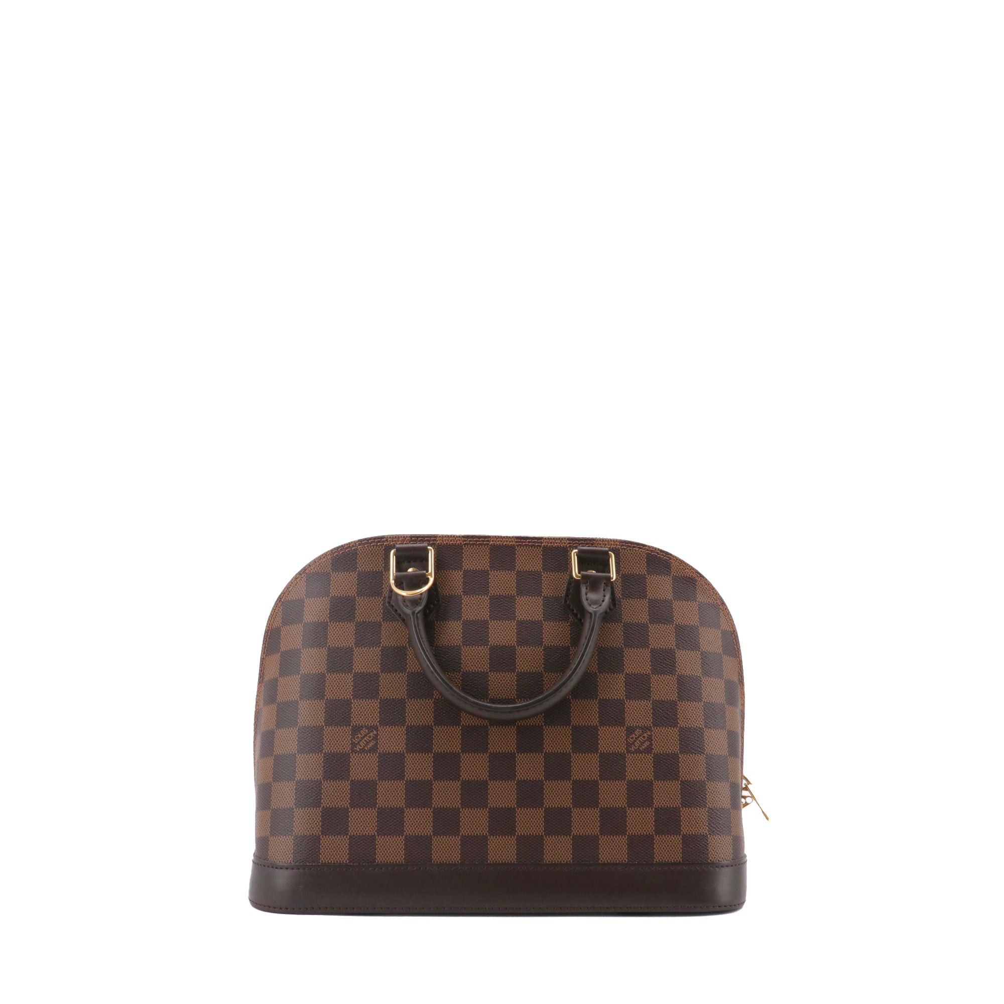 Louis Vuitton LOUIS VUITTON - Louis Vuitton Alma PM handbag in ebony damier canvas Size ONE SIZE - 3 Thumbnail