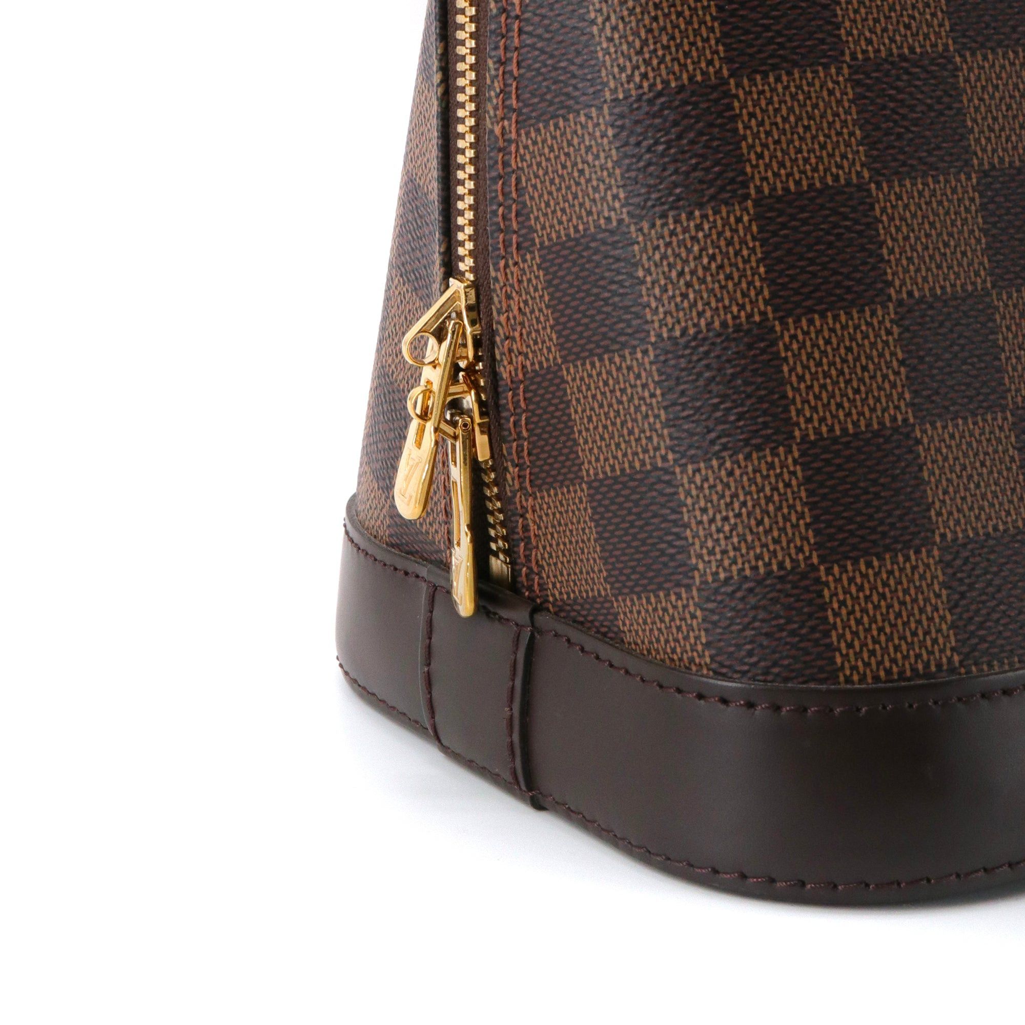 Louis Vuitton LOUIS VUITTON - Louis Vuitton Alma PM handbag in ebony damier canvas Size ONE SIZE - 6 Thumbnail