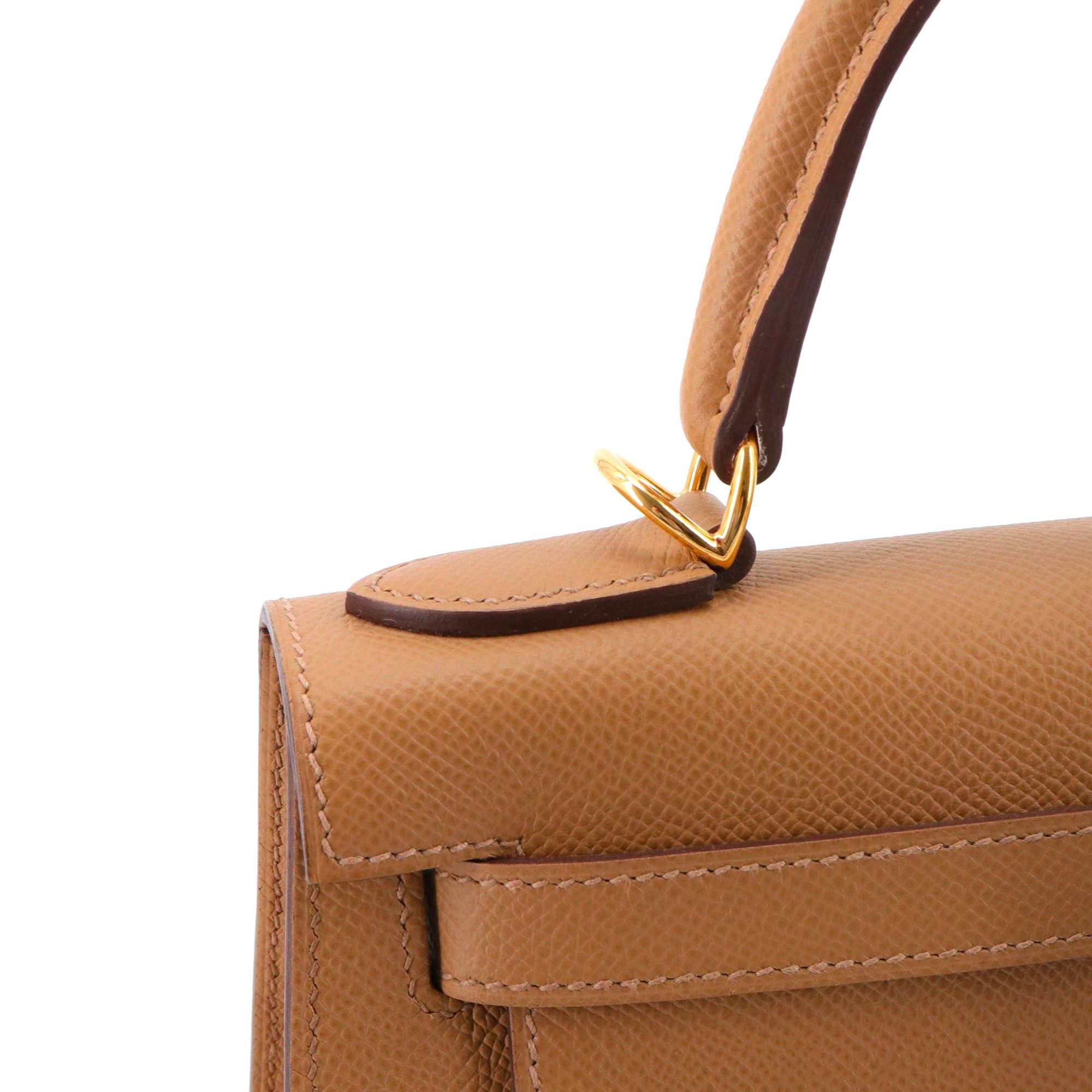 Hermes HERMÈS - Hermès Kelly 28 handbag in saddle biscuit epsom leather Size ONE SIZE - 7 Thumbnail