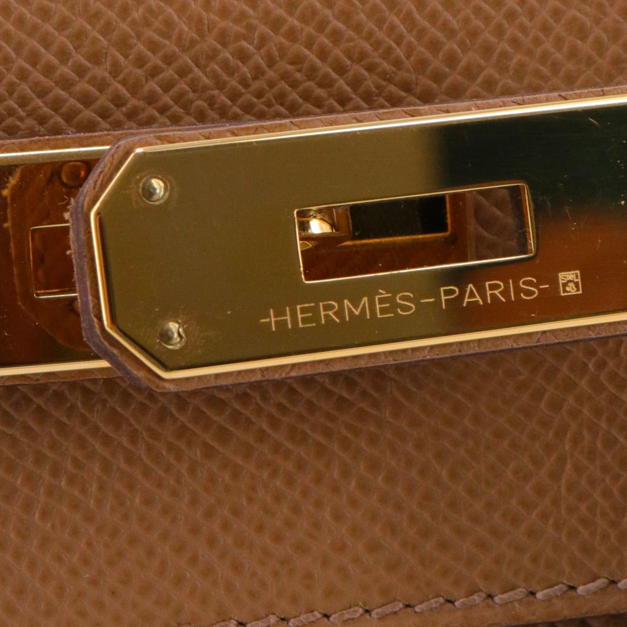 Hermes HERMÈS - Hermès Kelly 28 handbag in saddle biscuit epsom leather Size ONE SIZE - 8 Thumbnail