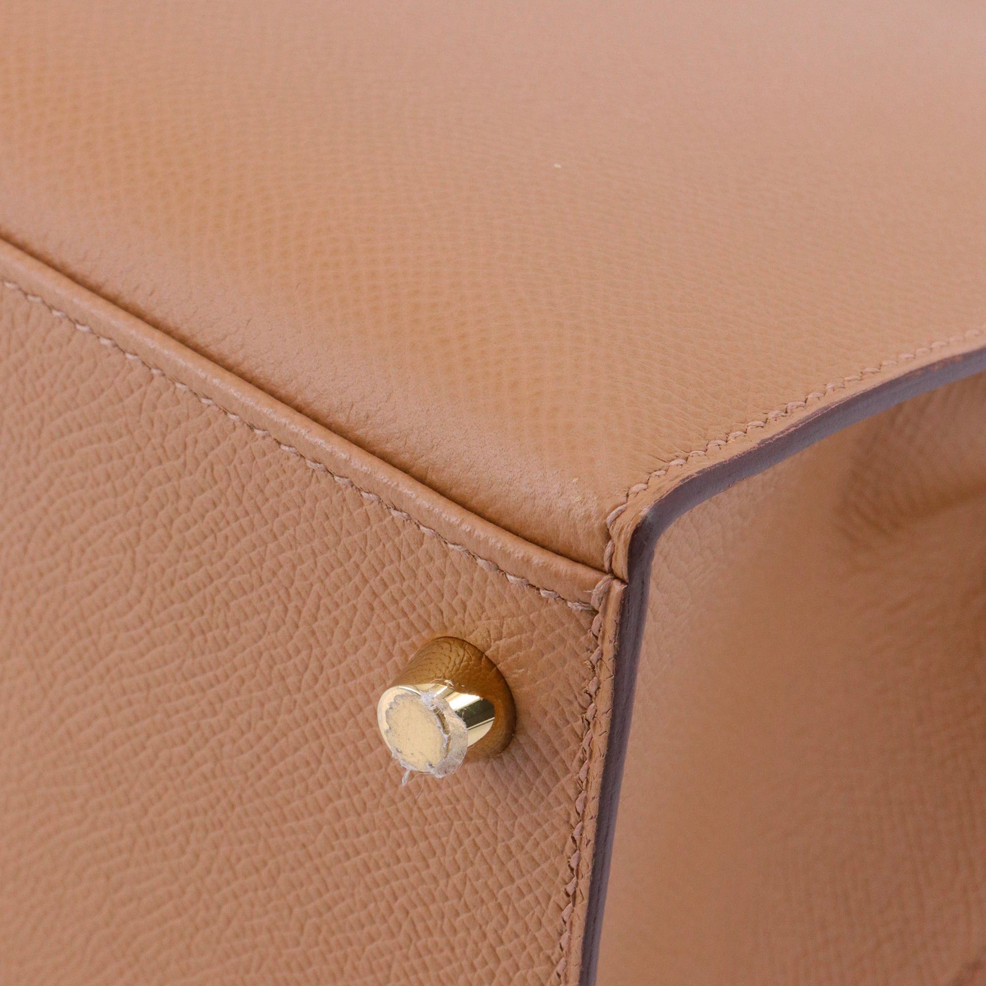 Hermes HERMÈS - Hermès Kelly 28 handbag in saddle biscuit epsom leather Size ONE SIZE - 13 Thumbnail