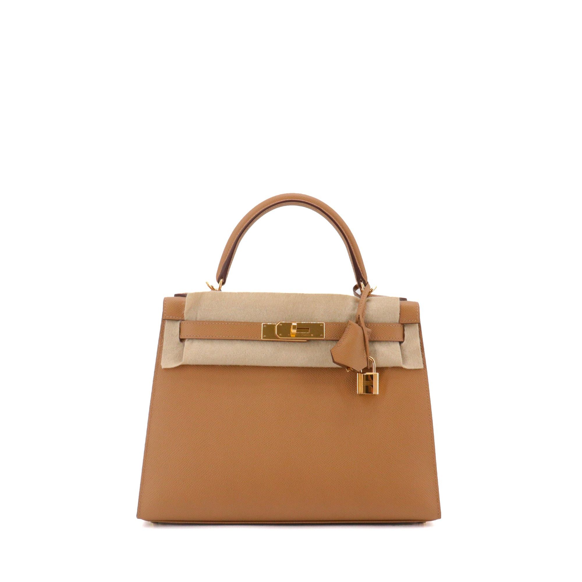 Hermes HERMÈS - Hermès Kelly 28 handbag in saddle biscuit epsom leather Size ONE SIZE - 2 Thumbnail