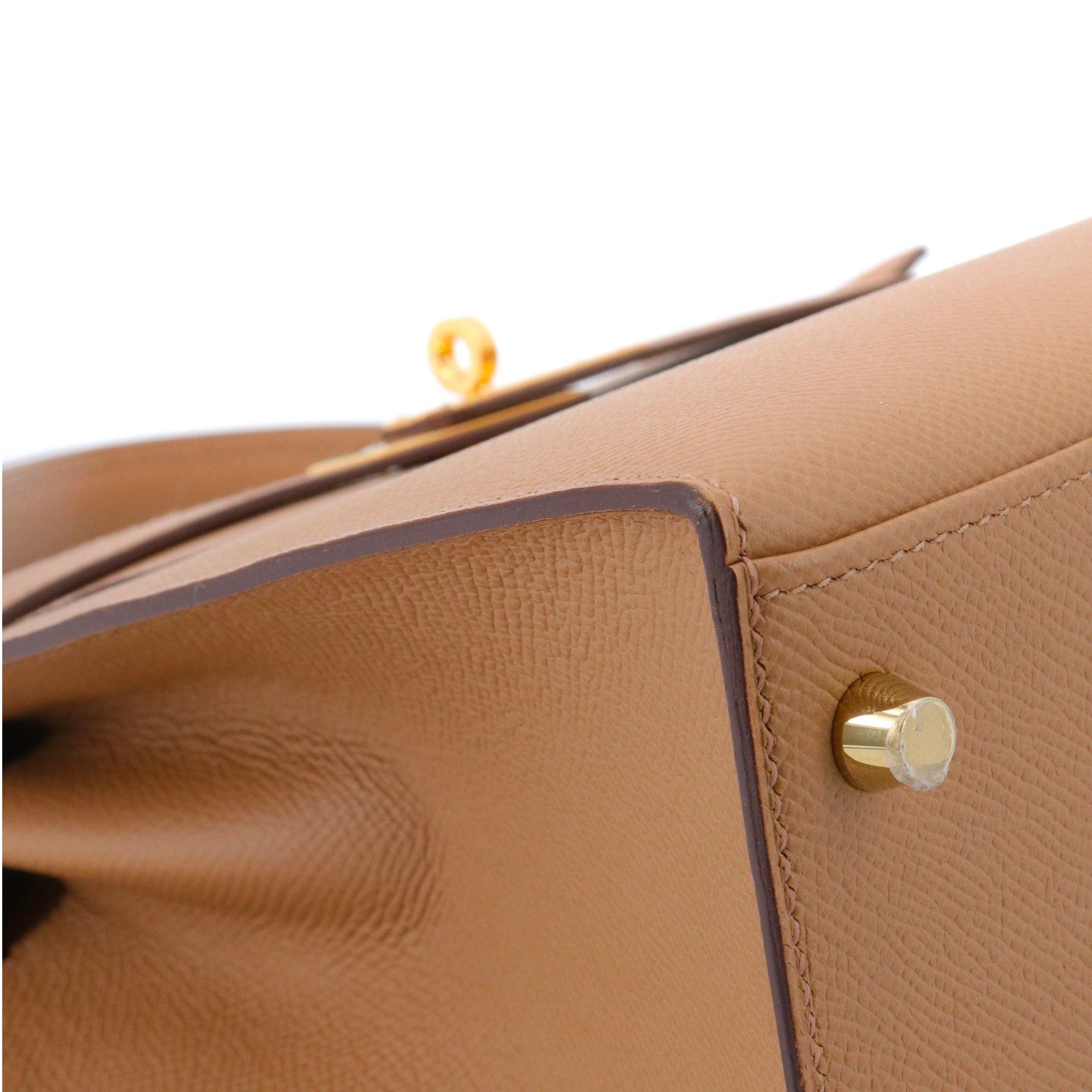 Hermes HERMÈS - Hermès Kelly 28 handbag in saddle biscuit epsom leather Size ONE SIZE - 12 Thumbnail