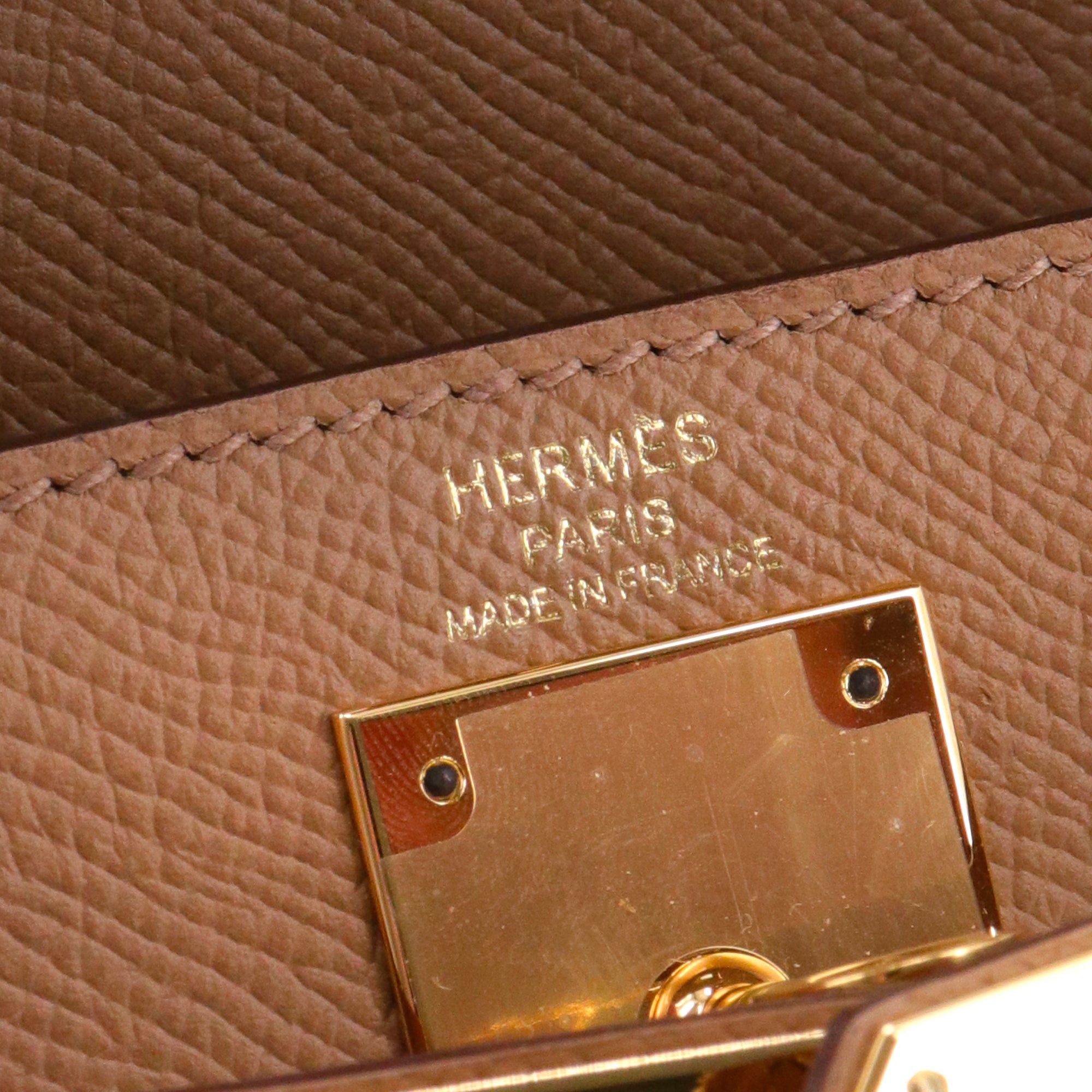 Hermes HERMÈS - Hermès Kelly 28 handbag in saddle biscuit epsom leather Size ONE SIZE - 9 Thumbnail