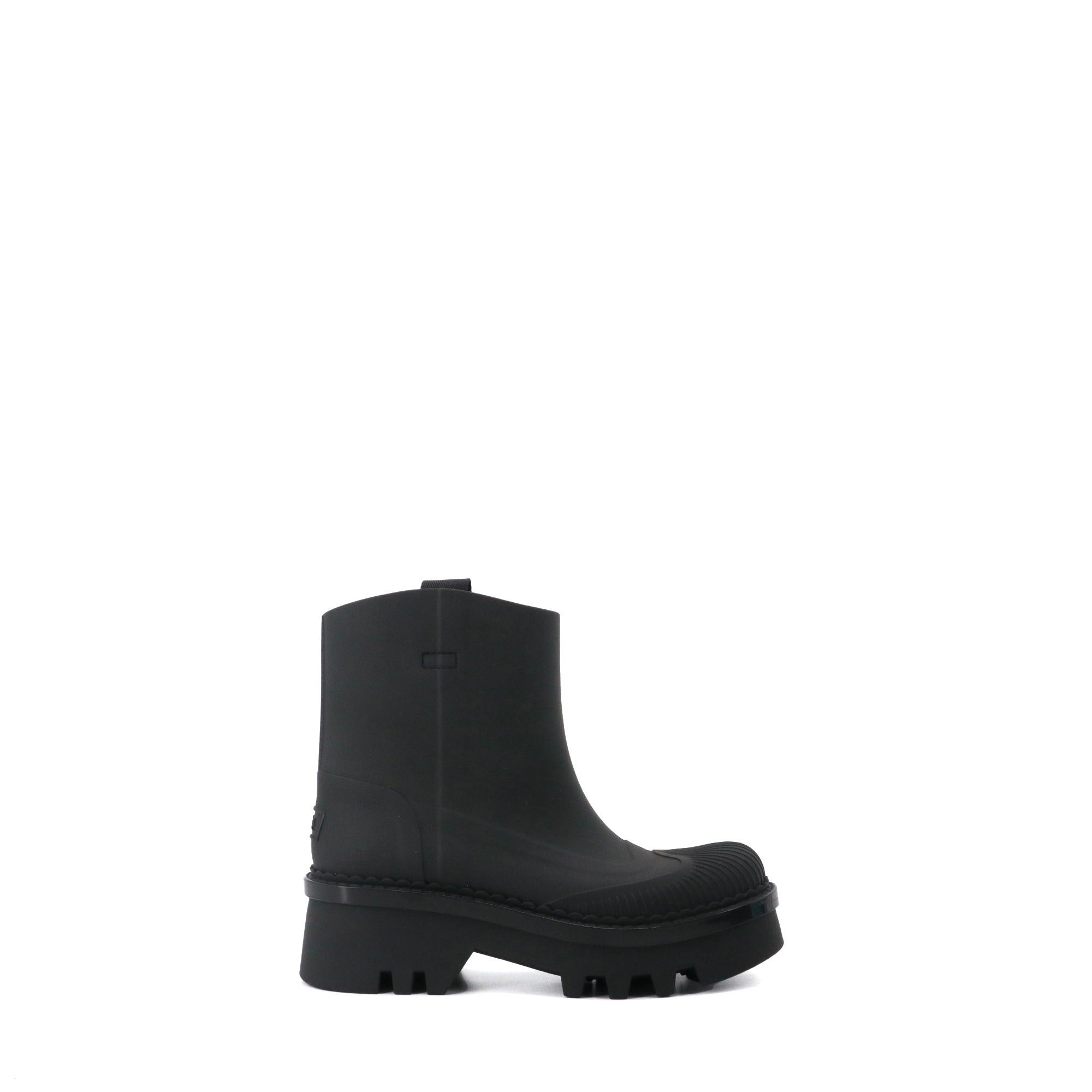 Chloe CHLOÉ - Raina Chloé rain boots in black rubber (T38) Size US 7 / IT 37 - 2 Thumbnail