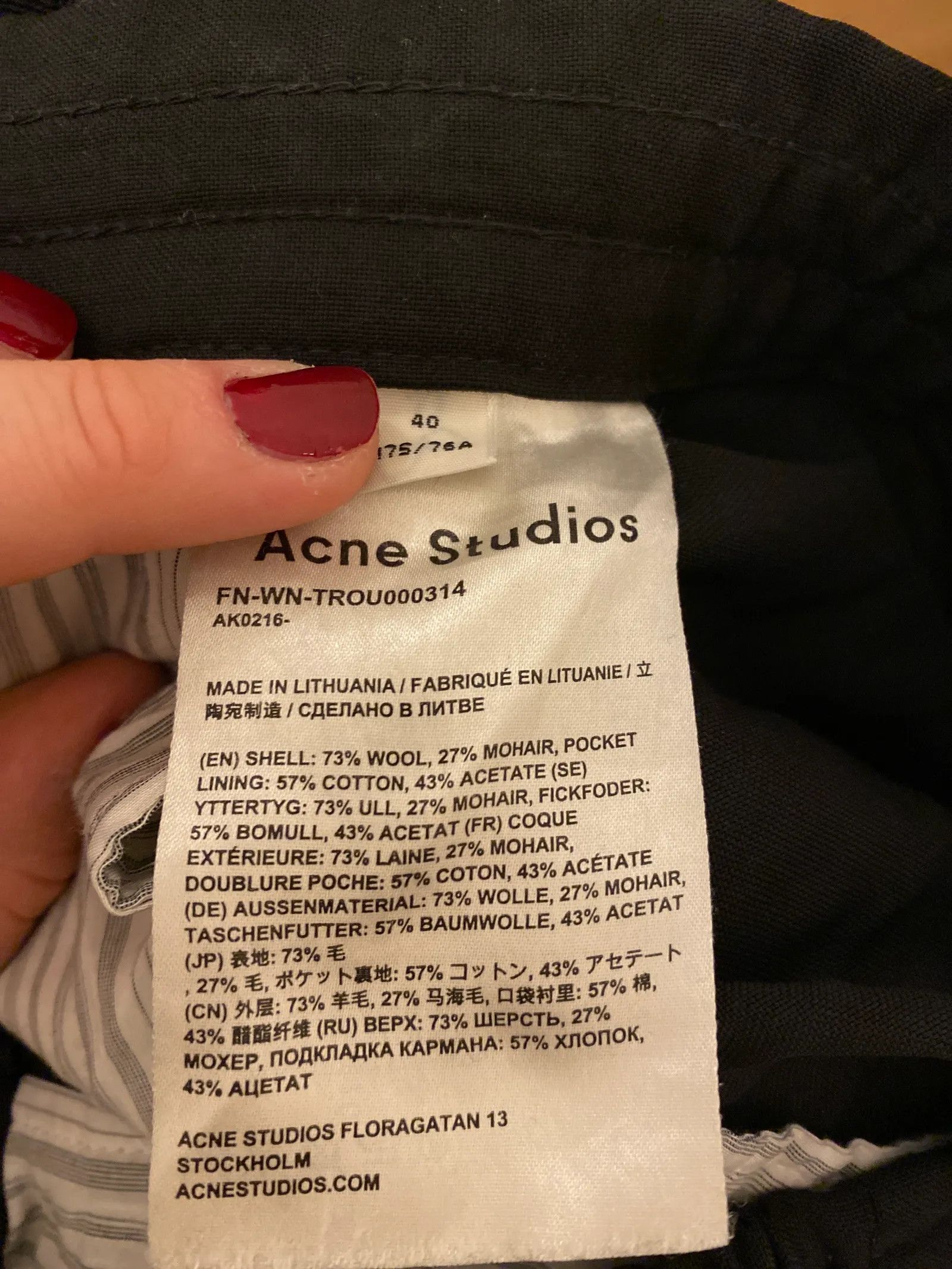 Acne Studios Acne Studios Pants Size 28" / US 6 / IT 42 - 3 Thumbnail