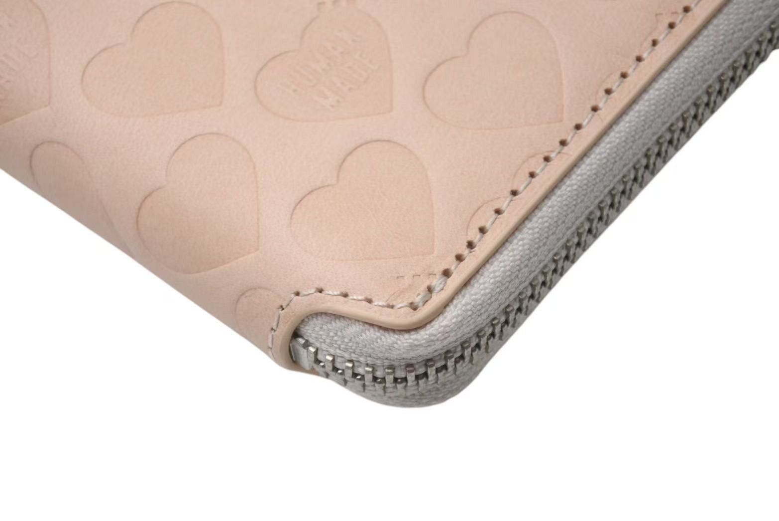 HUMAN MADE LEATHER ZIP WALLET