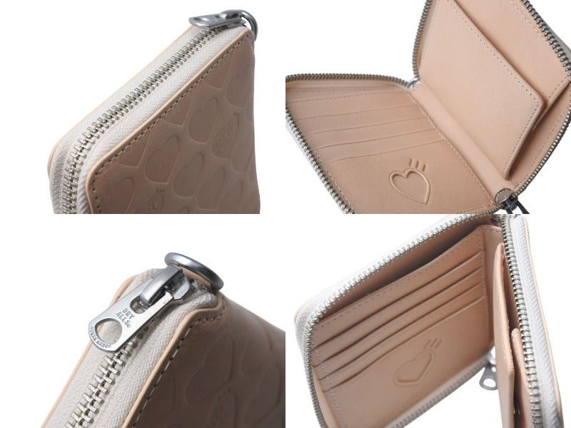 HUMAN MADE LEATHER ZIP WALLET