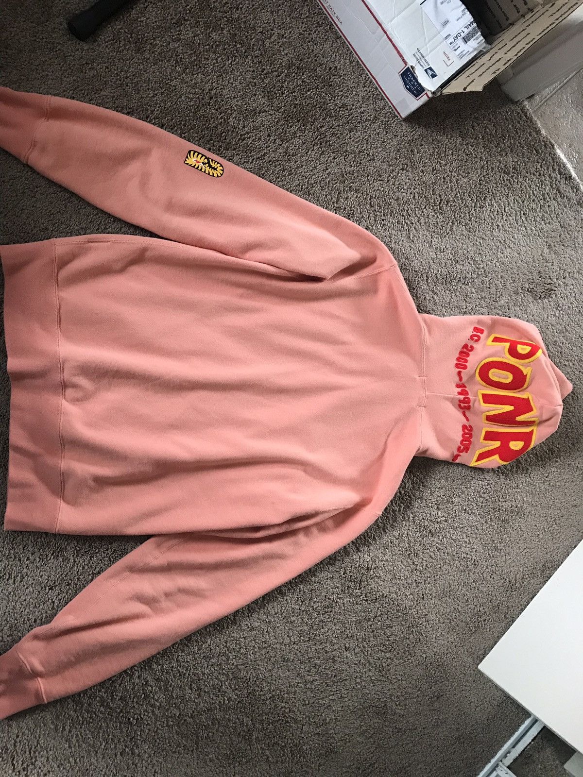 Bape Salmon Pink PONR Point of No Return Bape Shark Hoodie Size US L / EU 52-54 / 3 - 2 Thumbnail