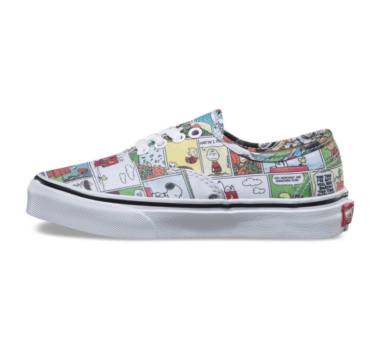 Peanuts × Vans Vans Authentic Peanuts Comic Strip Skate Shoe Multi **Kids** Size US 11 / EU 44 - 2 Thumbnail