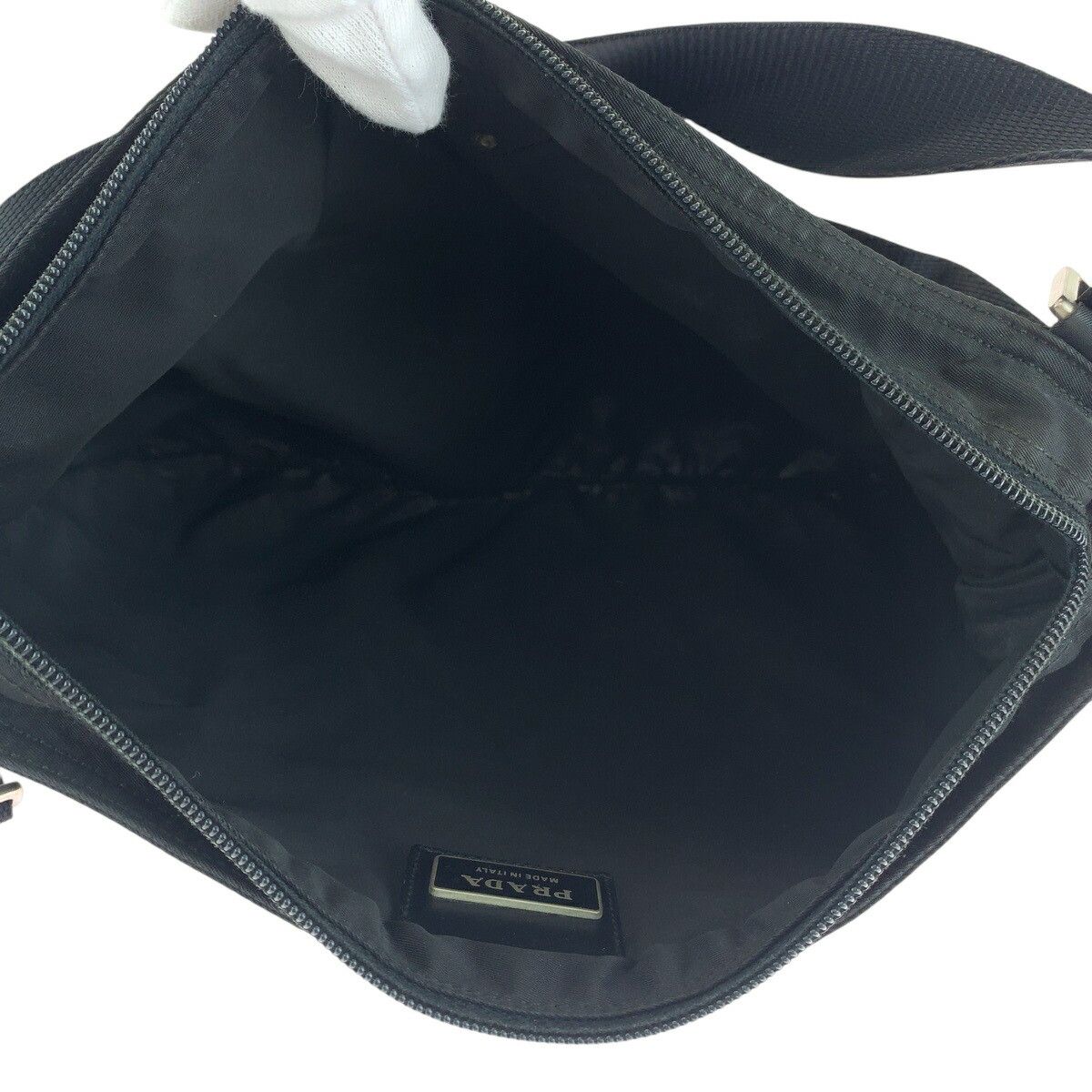 Prada Prada Prada Tessuto Triangle Logo Plate Nylon Shoulder Bag BT0175 Others Crossbody Bag BT0175 Size ONE SIZE - 9 Thumbnail