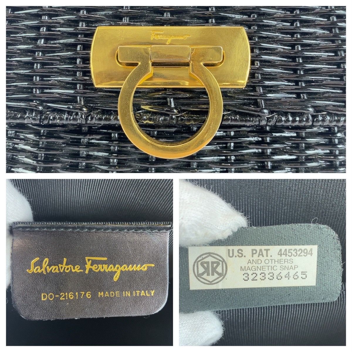 Salvatore Ferragamo Salvatore Ferragamo Salvatore Ferragamo Rattan Gancini Handbag Natural Material Handbag DUTY FREE for USA Size ONE SIZE - 4 Thumbnail