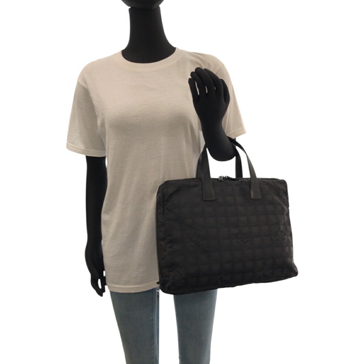 Chanel Chanel Chanel Nylon Coco Mark 2way Bag A15974 Others Business Bag A15974 DUTY FREE for USA Size ONE SIZE - 7 Thumbnail