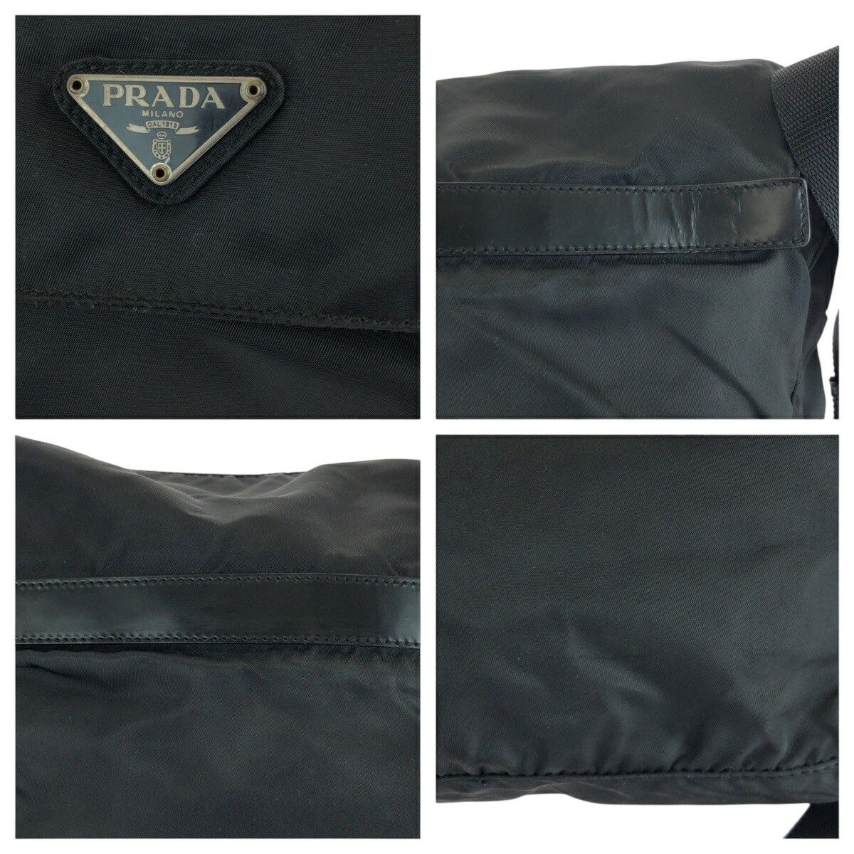 Prada Prada Prada Tessuto Triangle Logo Plate 2way Shoulder Bag 1BD671 Others Shoulder Bag 1BD671 Size ONE SIZE - 6 Thumbnail