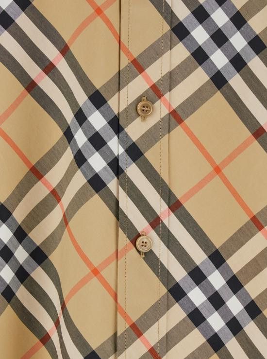 Burberry BURBERRY Men Shirts 8106165B9368 Beige Size US S / EU 44-46 / 1 - 3 Thumbnail