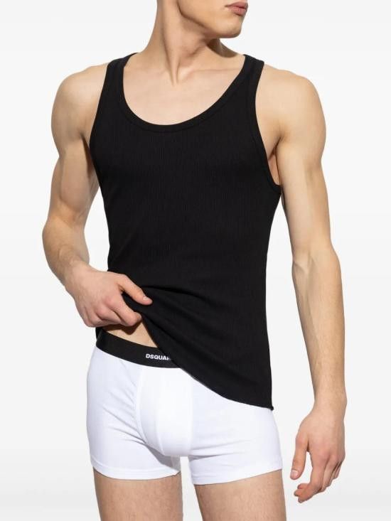 Dsquared2 DSQUARED2 Men T-Shirts DCX230080 001 BLACK Size US XL / EU 56 / 4 - 2 Thumbnail