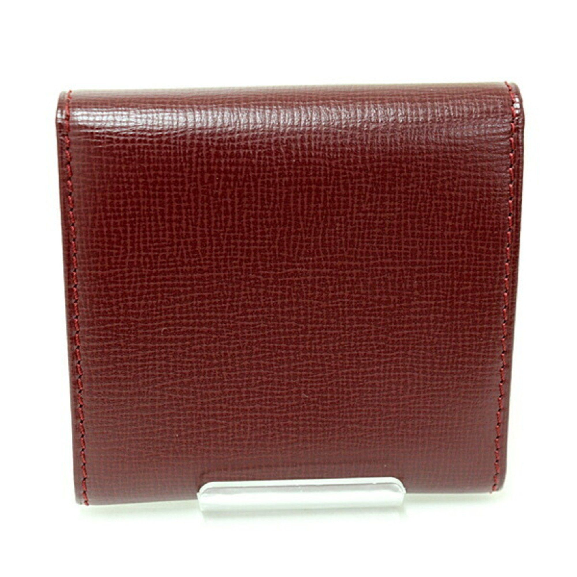 Cartier Cartier Must Line Coin Case Leather L3000158 Bordeaux Size ONE SIZE - 3 Thumbnail