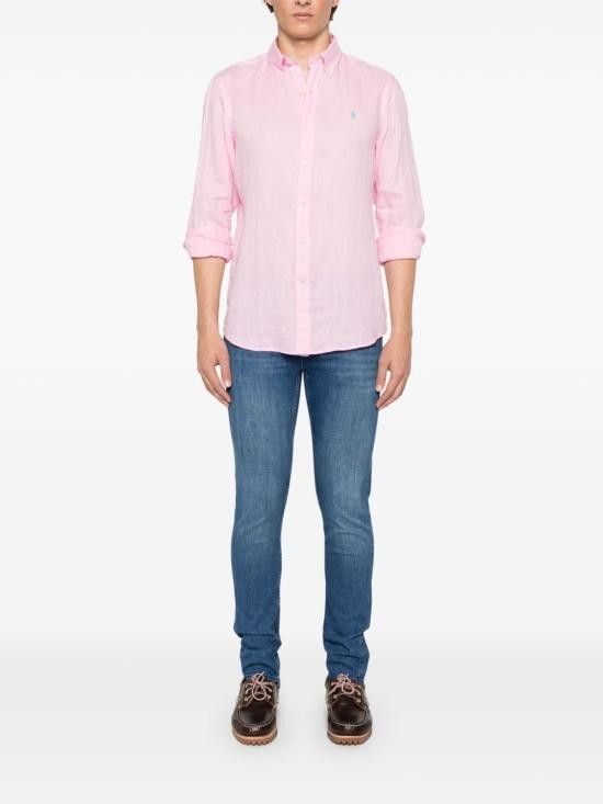 Polo Ralph Lauren POLO RALPH LAUREN Men Long Tops 710966294009 CARMEL PINK Pink Size US XL / EU 56 / 4 - 5 Thumbnail