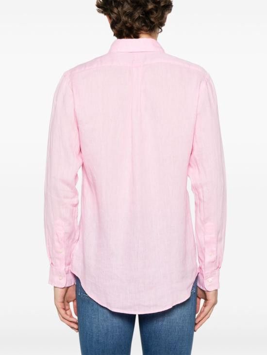Polo Ralph Lauren POLO RALPH LAUREN Men Long Tops 710966294009 CARMEL PINK Pink Size US XL / EU 56 / 4 - 2 Thumbnail